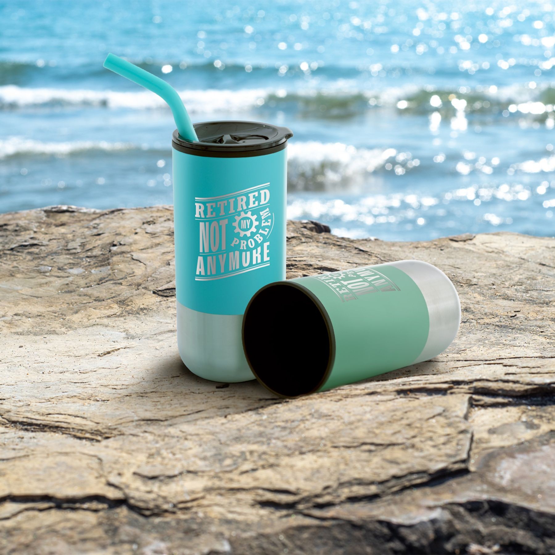 Picture of Pod Element Tumbler With Straw 16 Oz