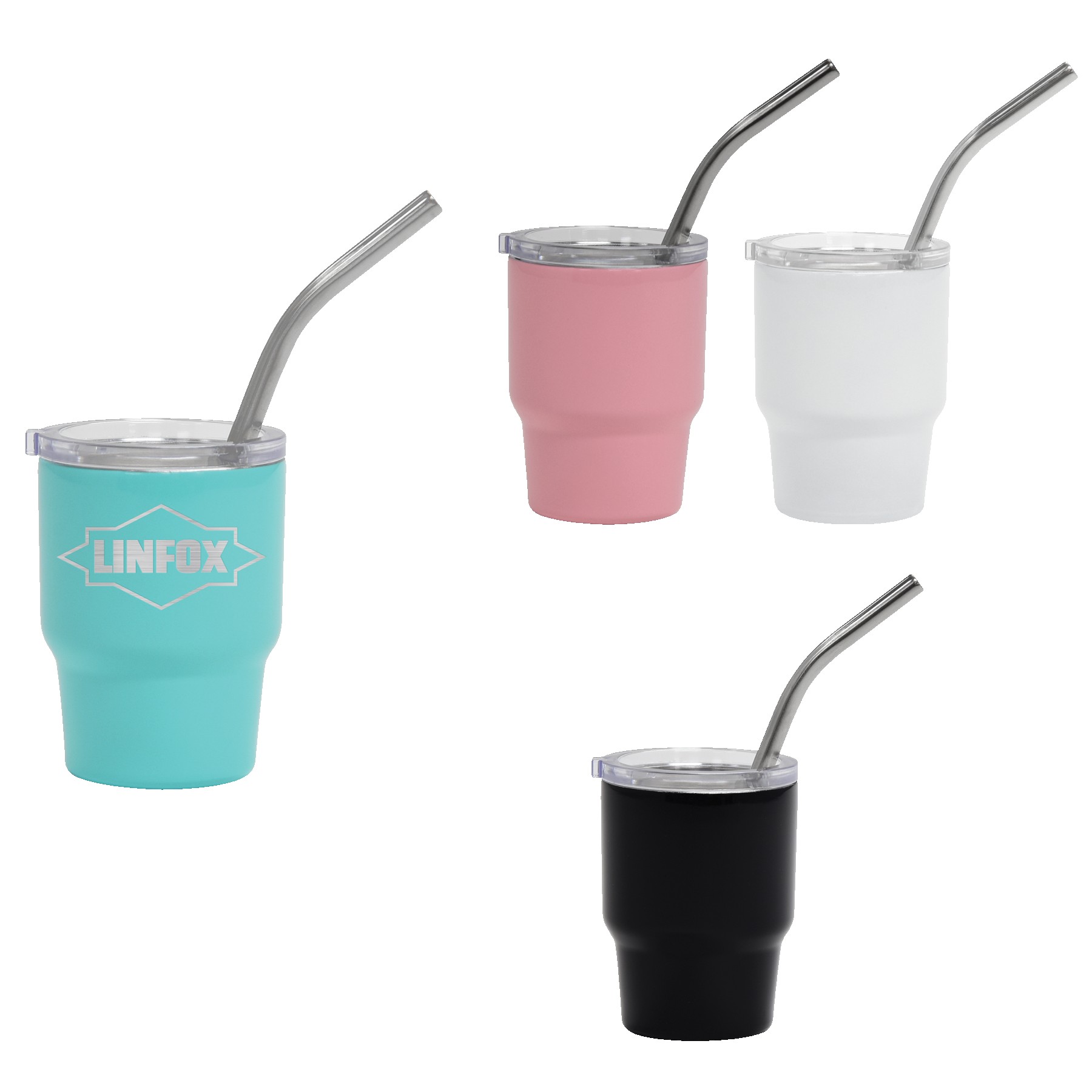 Picture of 3 Oz. Stainless Steel Mini Mate Collection Tumbler - Laser Etched