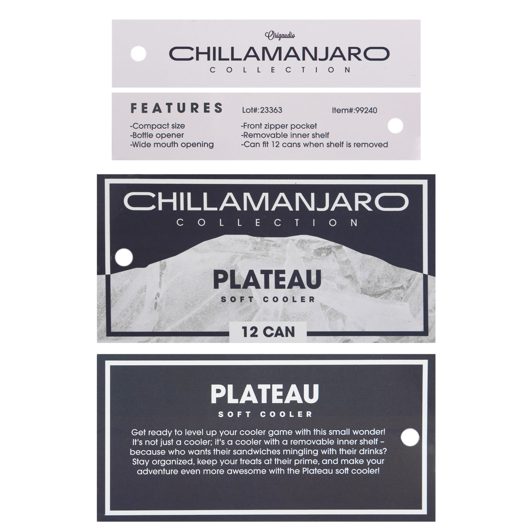 Picture of Chillamanjaro™ 12 Can Plateau Cooler Bag