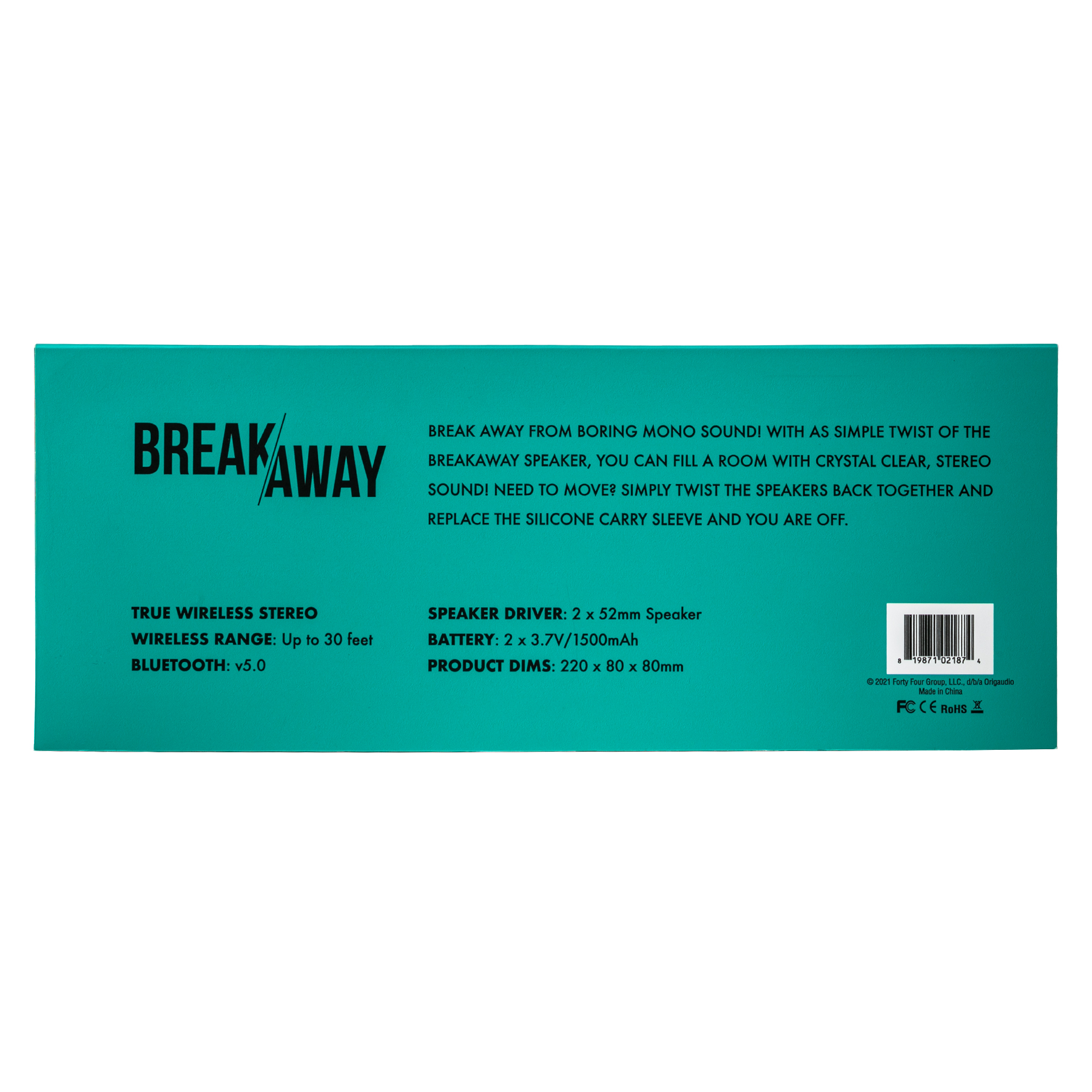 Picture of Breakaway Wireless Bluetooth Speaker