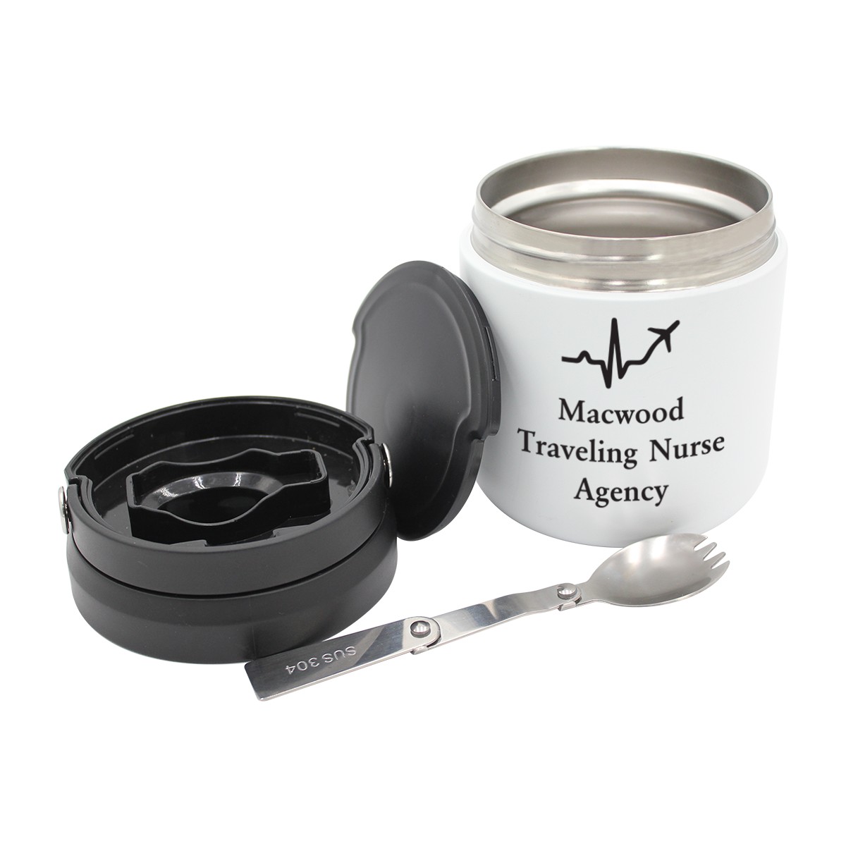 Picture of 20 oz. Recycled Stainless Food Container