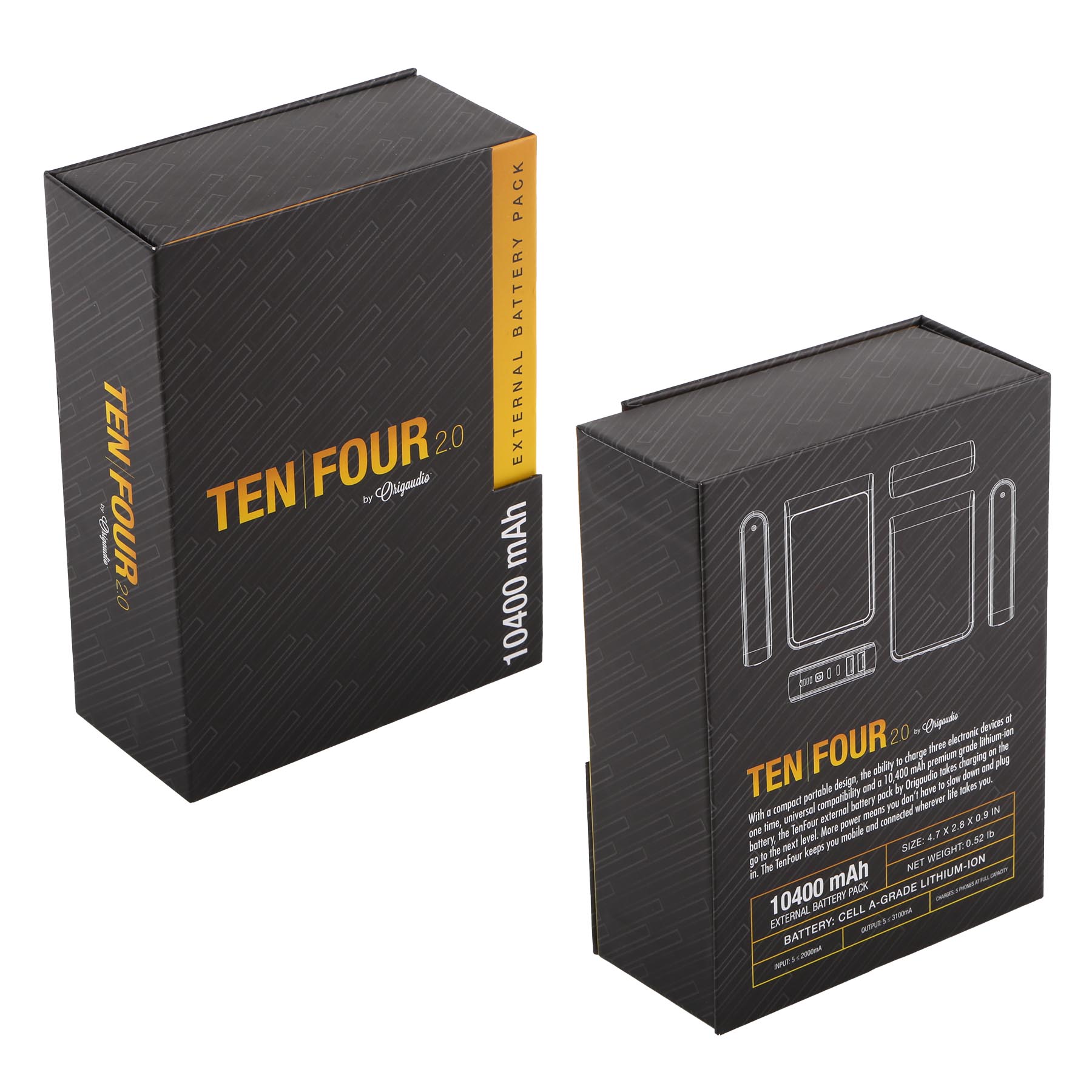 Picture of Tenfour™ 2.0 10,400mAh Power Bank