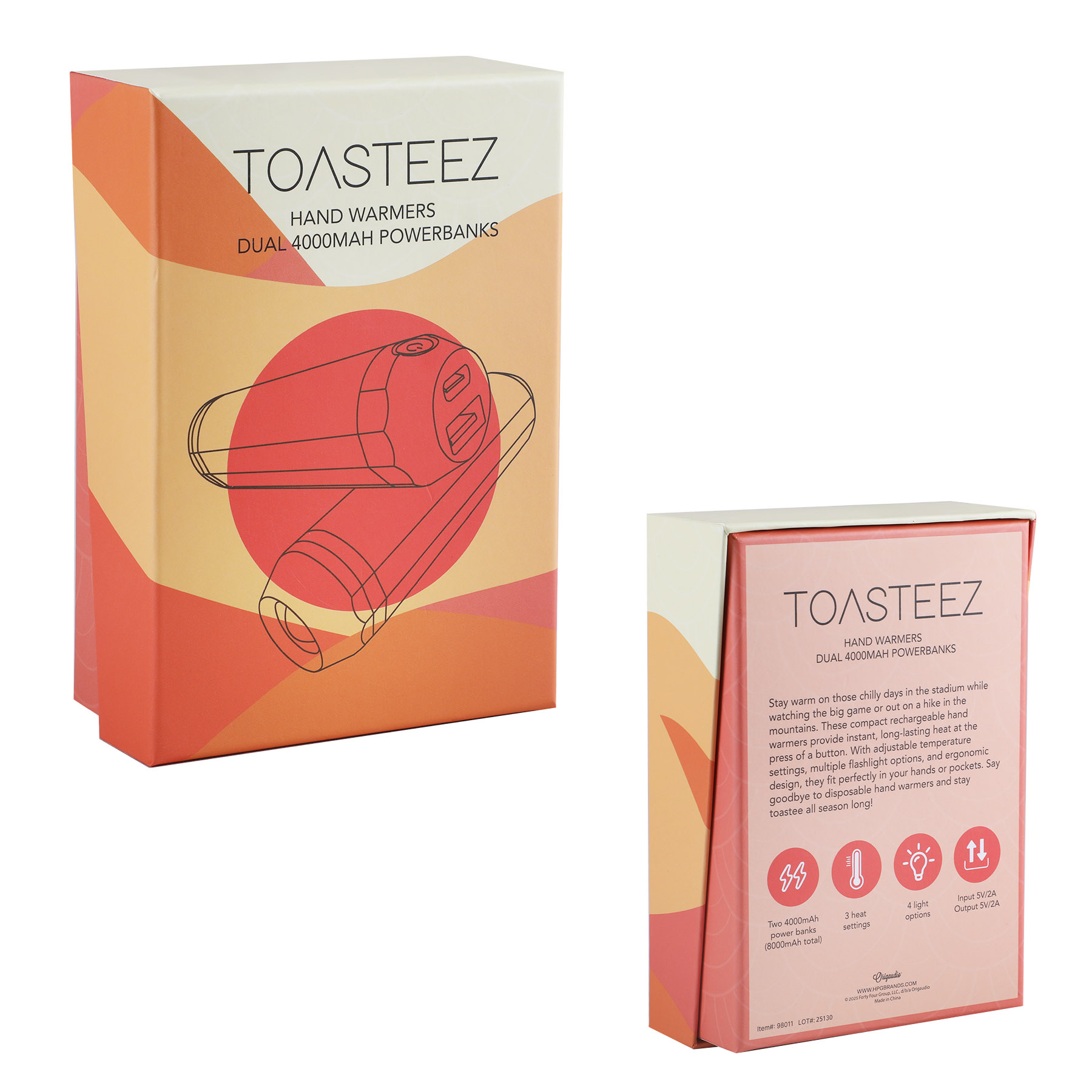 Picture of Toasteez 3In1 Handwarmers & Power Bank