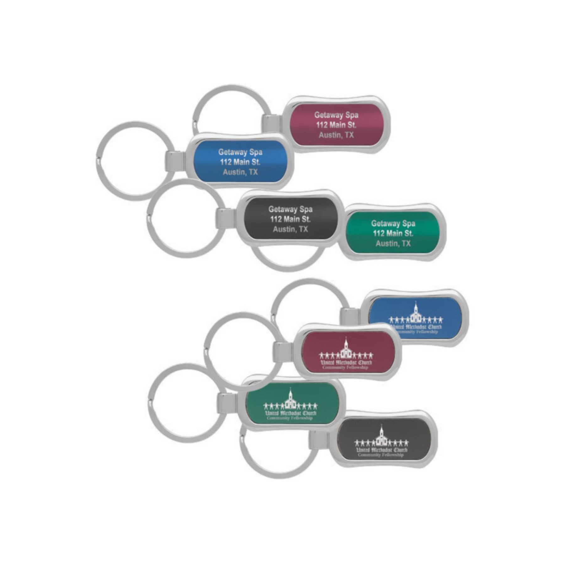 Picture of Avner Curve Keychain