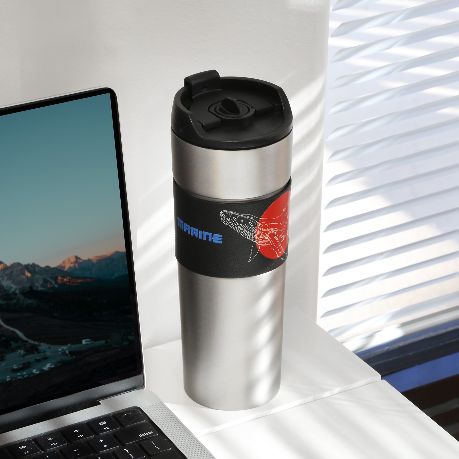 Picture of French Presso Stainless Coffee Tumbler