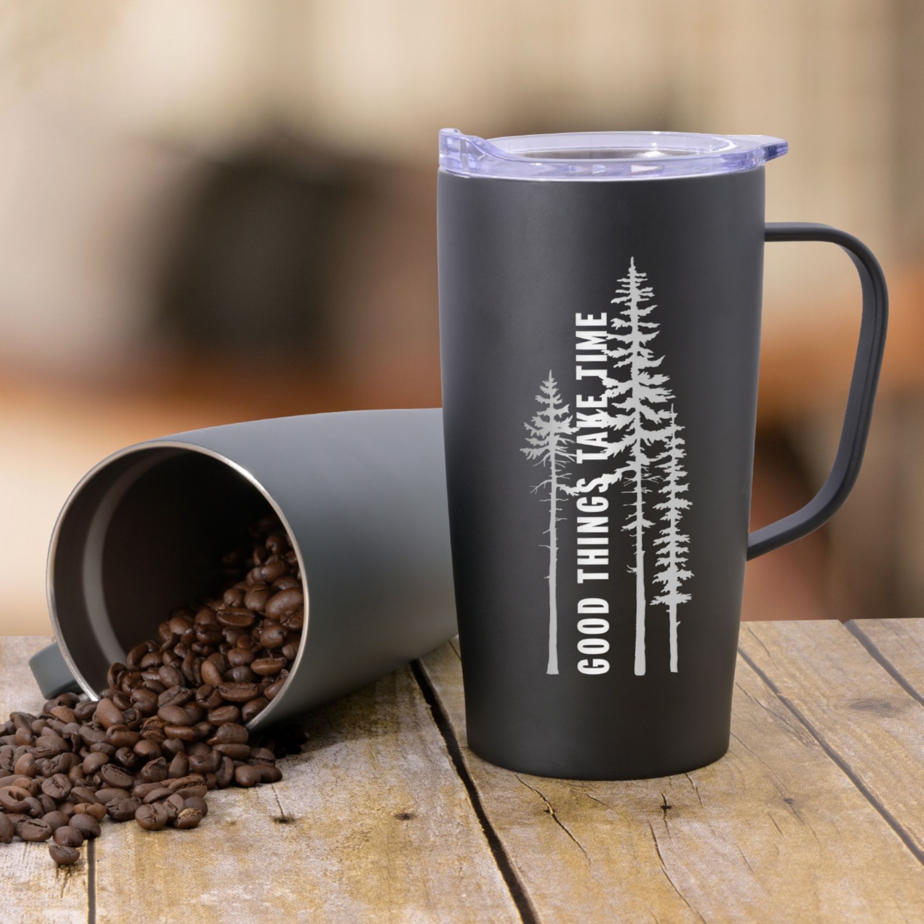 Picture of Pod Cafe To Go Tall Stainless Mug