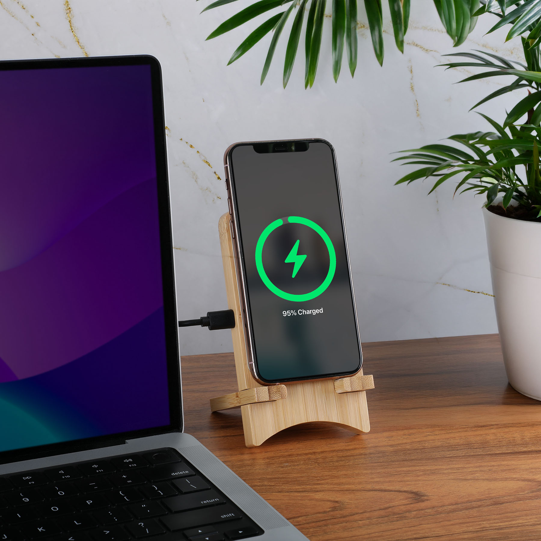 Picture of Bamstand Wireless Charging Stand