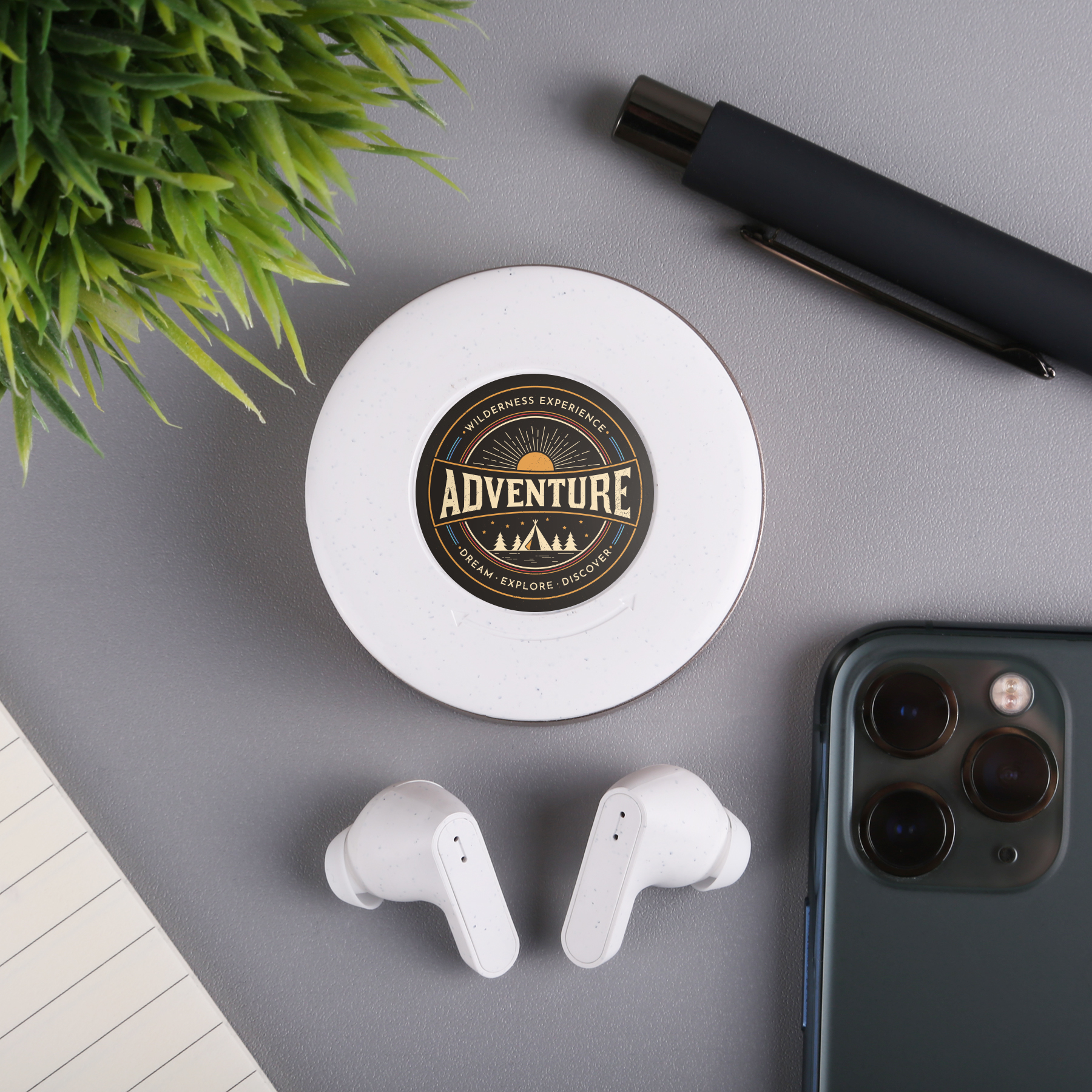 Picture of Chromeo Wireless Earbuds And Wireless Charger