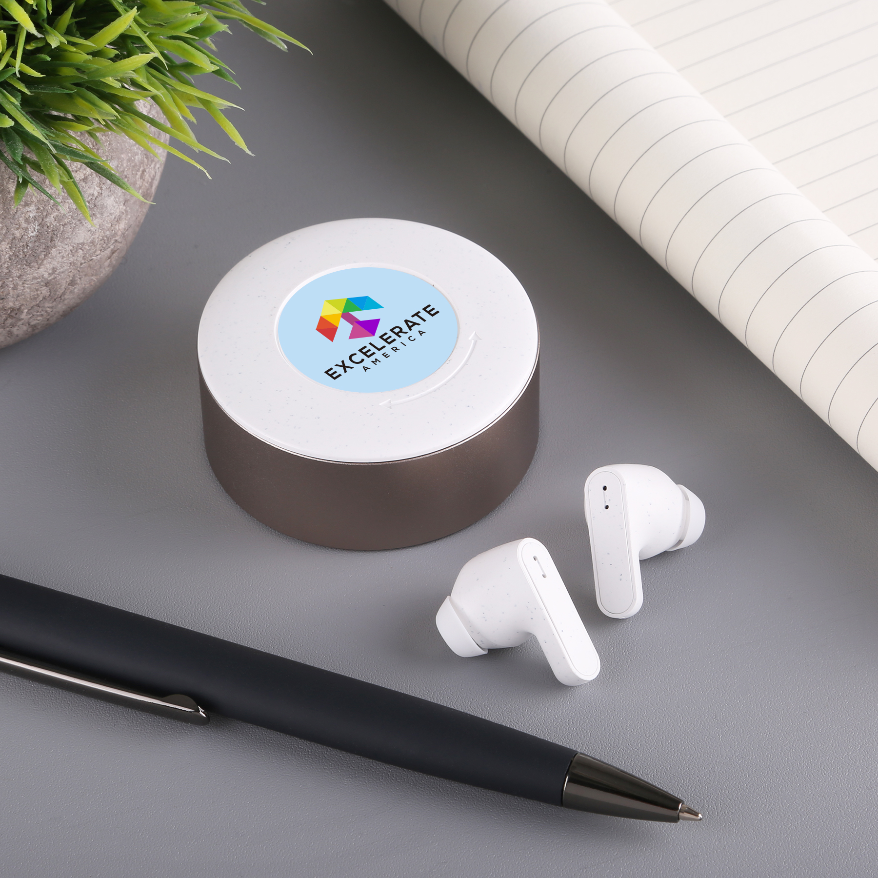 Picture of Chromeo Wireless Earbuds And Wireless Charger