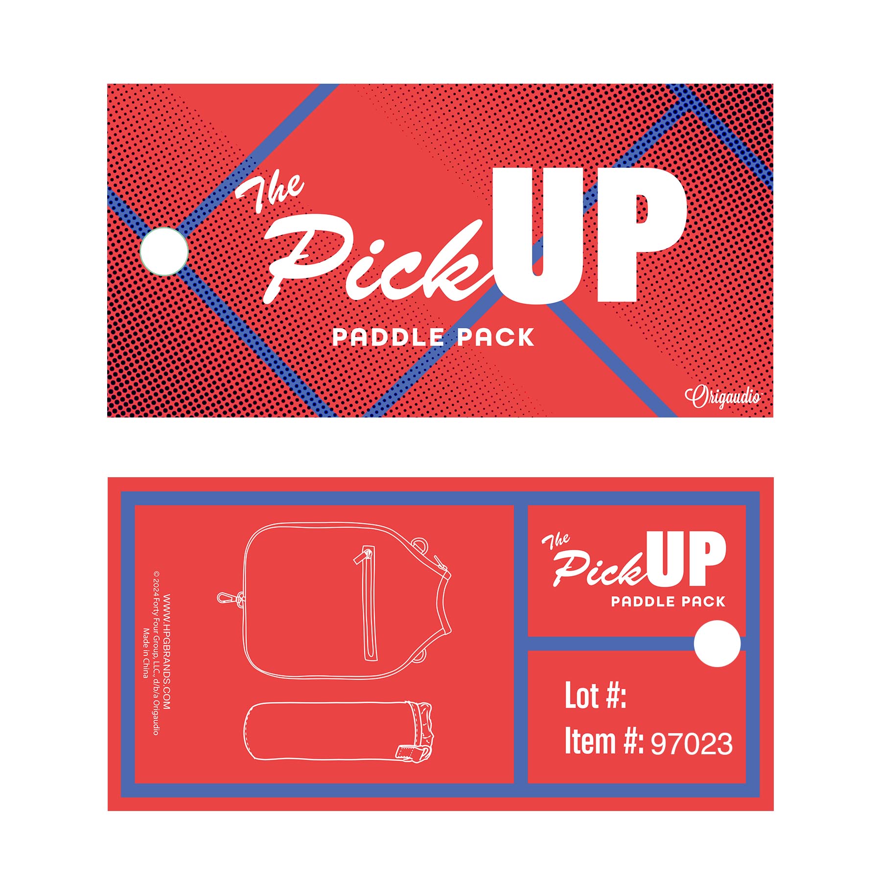 Picture of Pick Up Pickleball Paddle Pouch