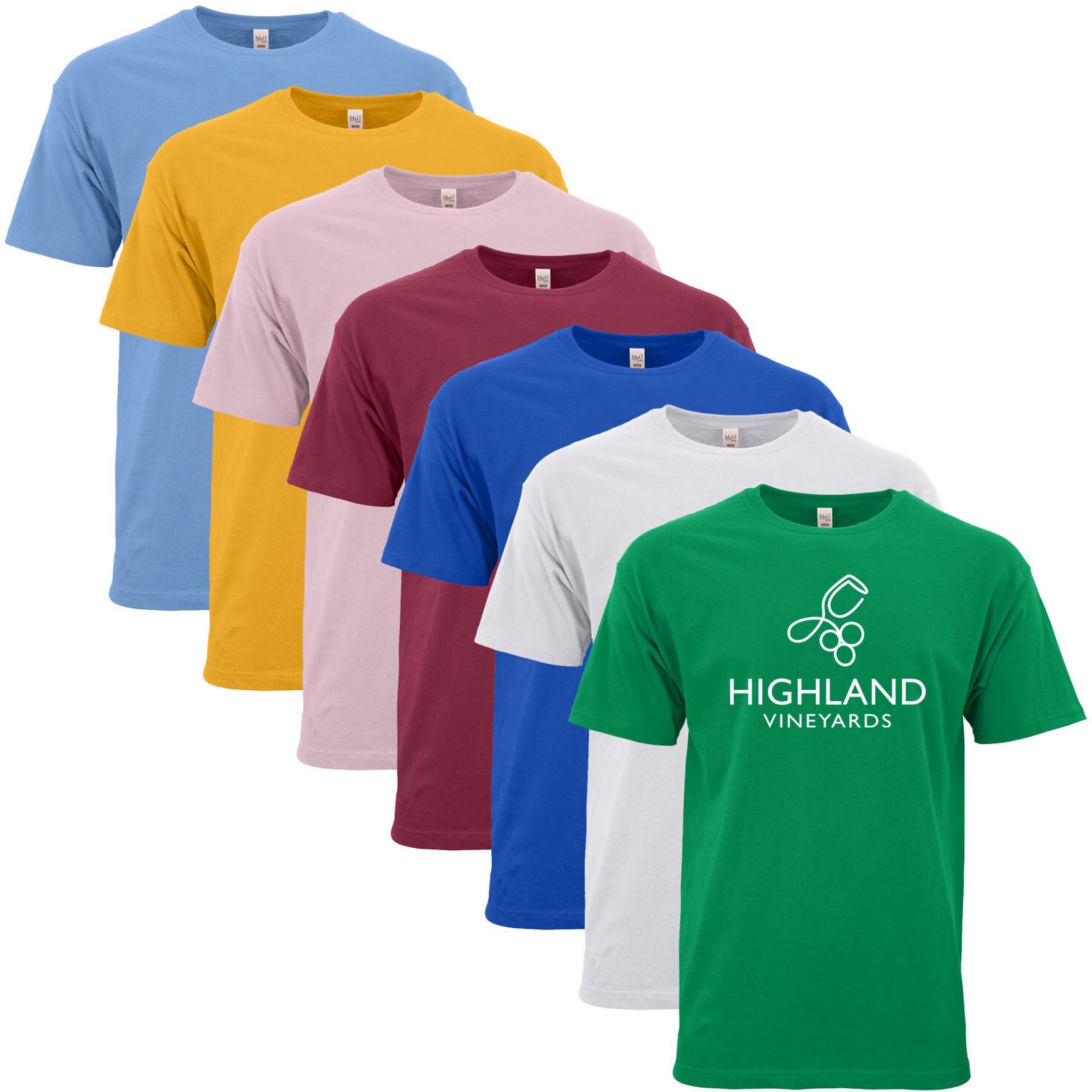 Picture of M&O Unisex Gold Soft T-Shirt 100% Cotton Screened
