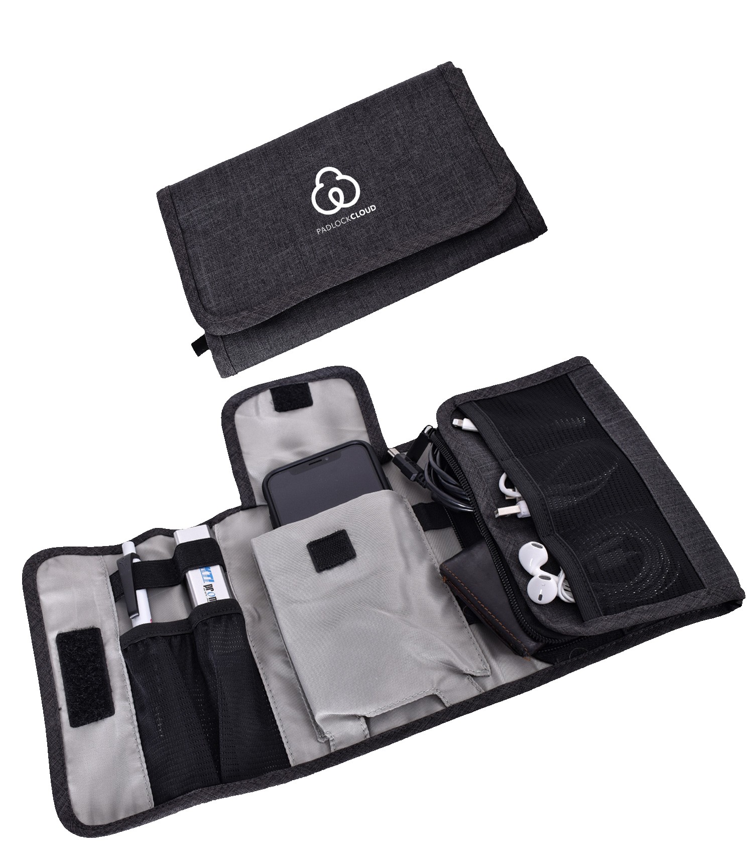 Picture of Folding Electronics Organizer Carrying Case