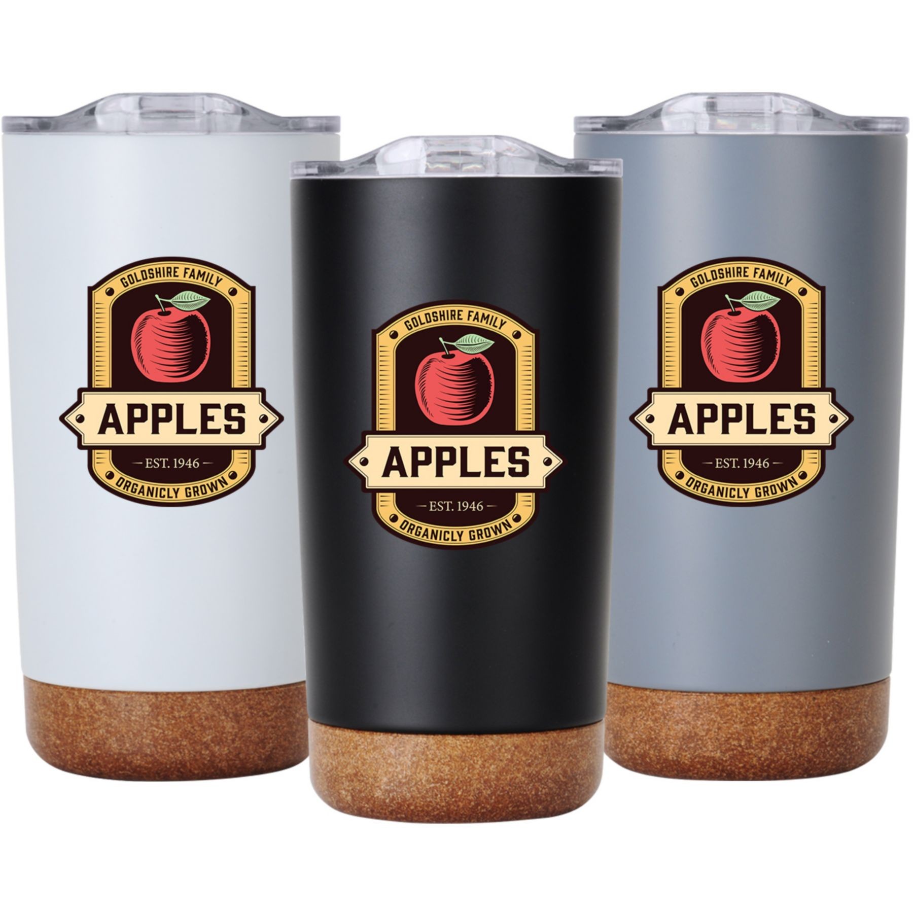 Picture of Full Color Cork Bottom Tumbler 18 Oz