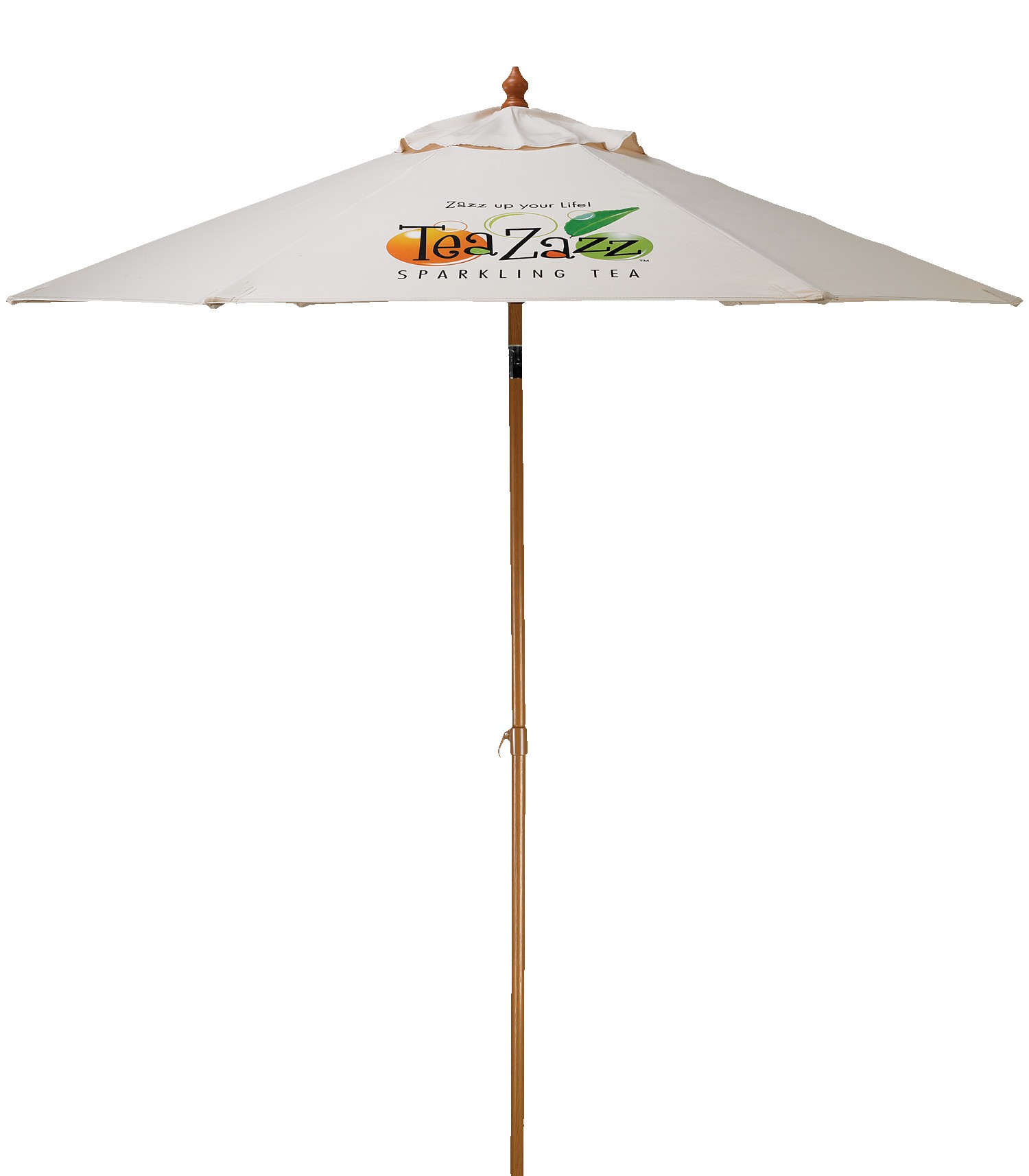 Picture of 7' Steel Wood Grain Market Umbrella