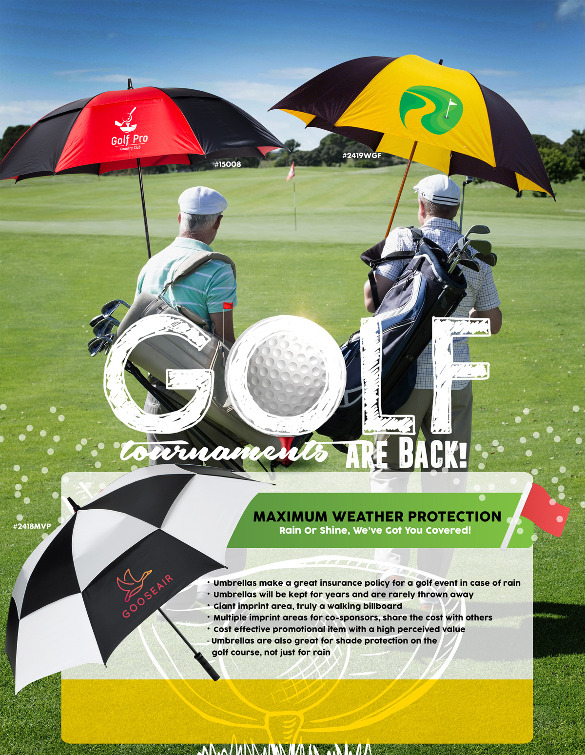 Picture of The Mulligan Golf Umbrella