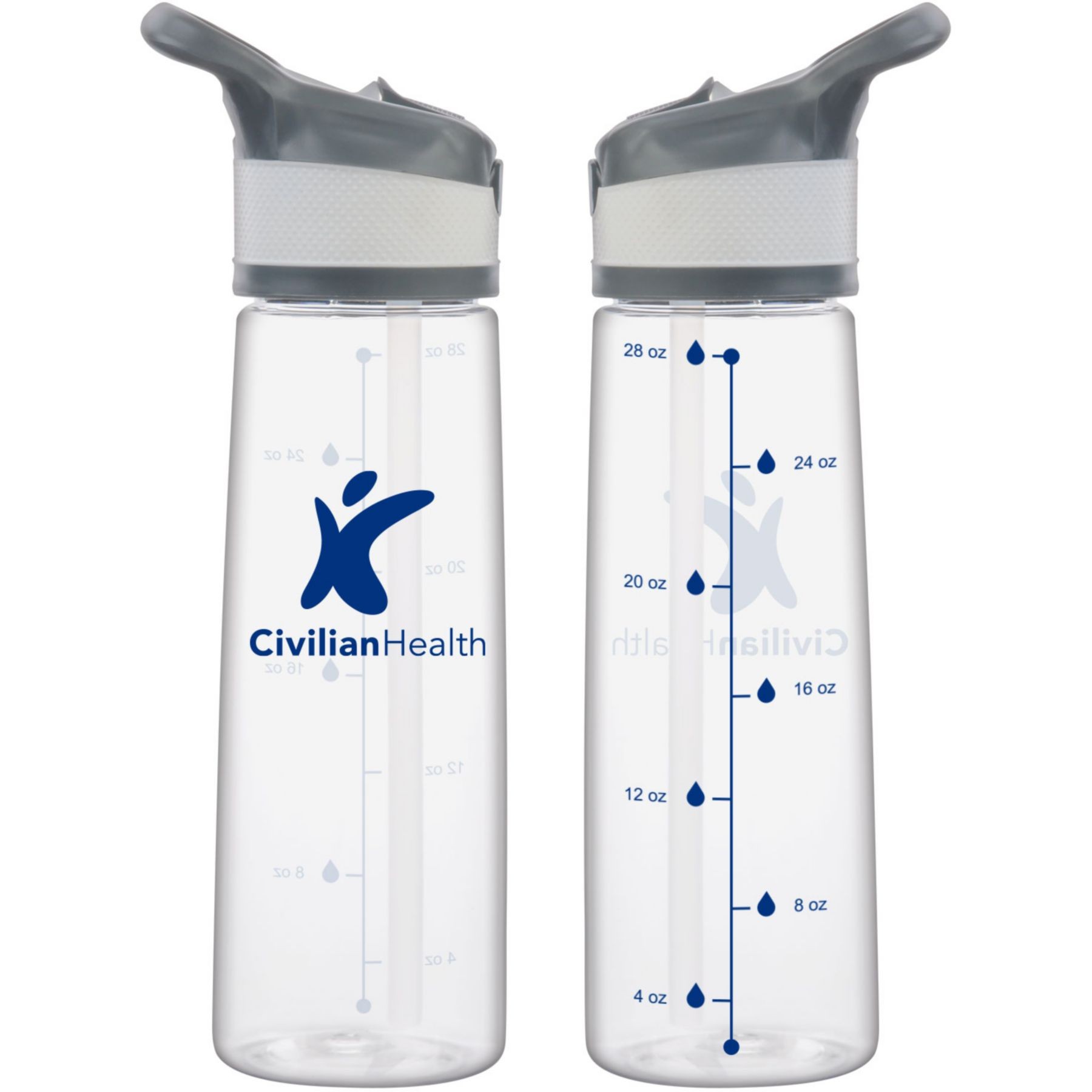 Picture of Hydrate Tritan Bottle W Measurement 28 Oz