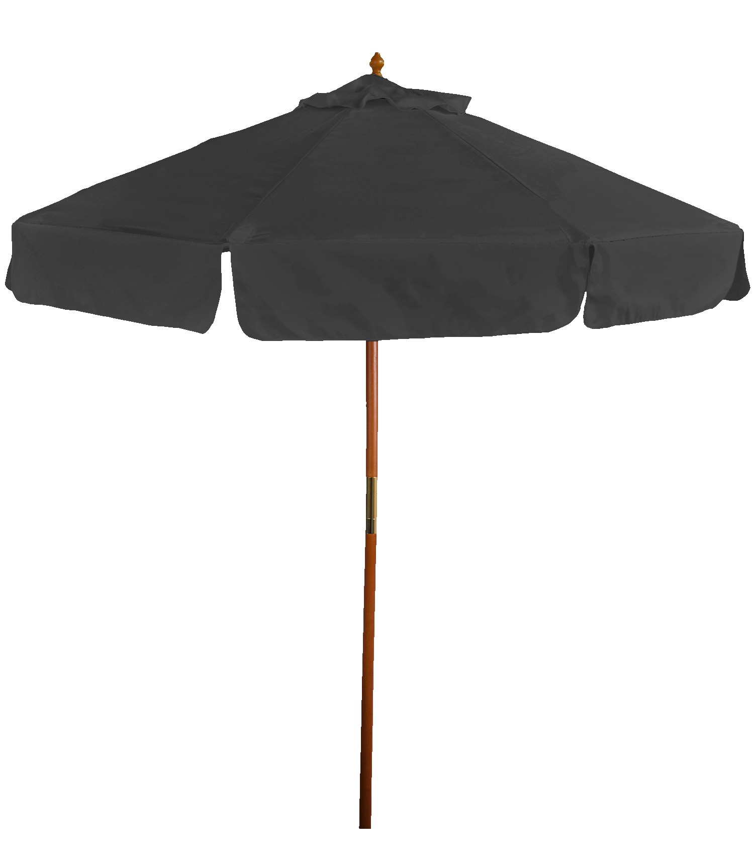 Picture of 7' Wooden Market Umbrella with Valence