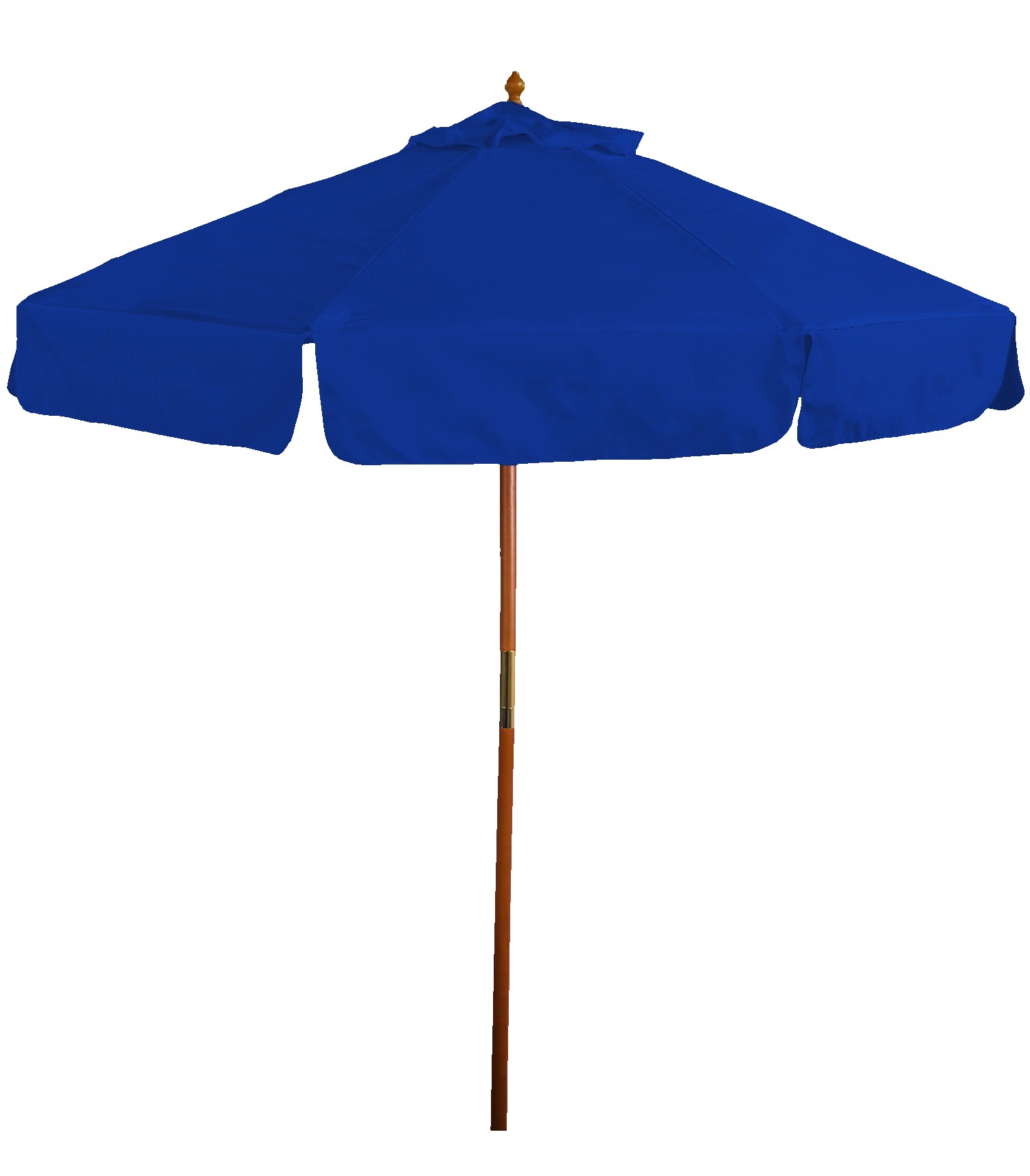 Picture of 7' Wooden Market Umbrella with Valence