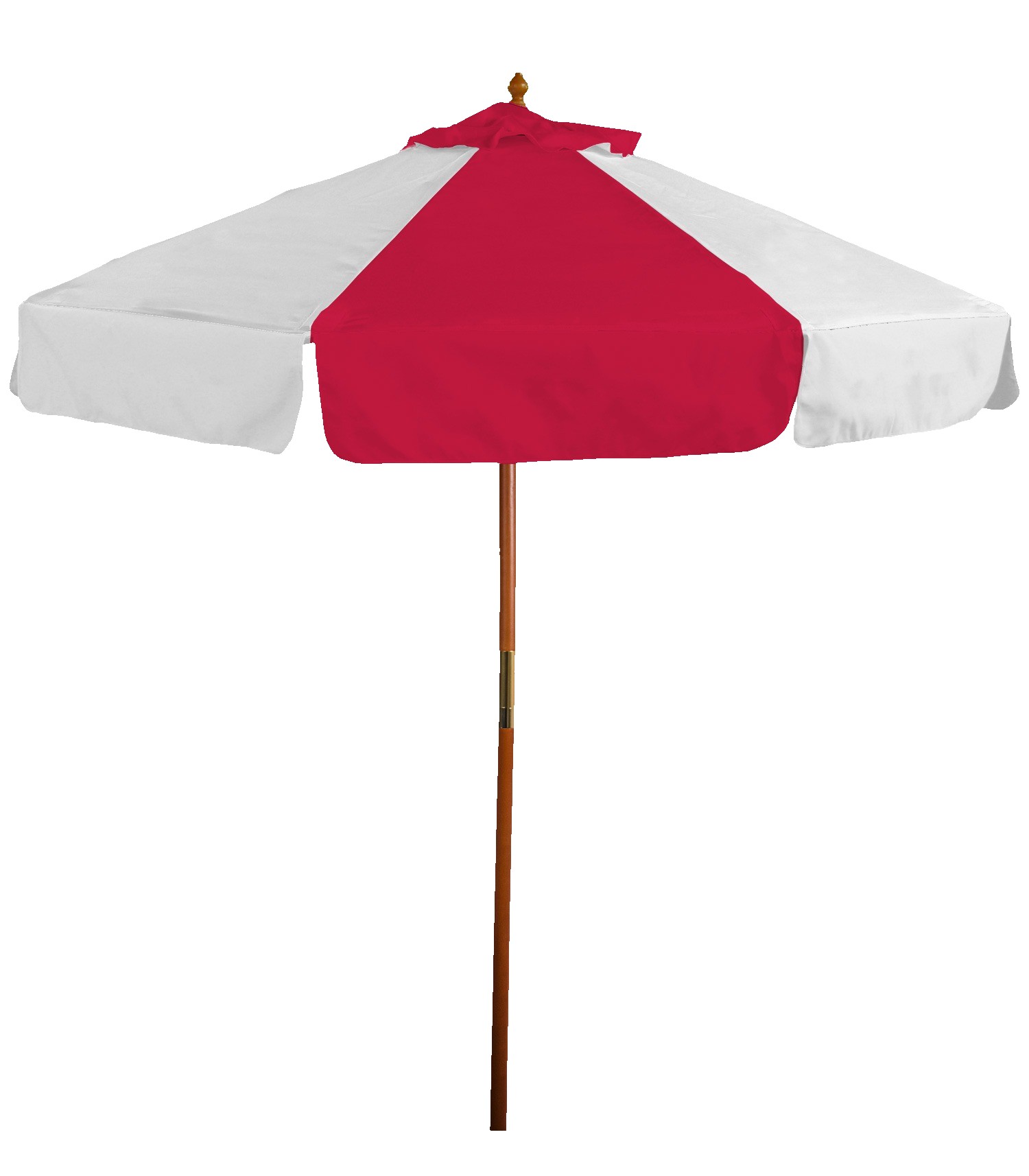 Picture of 7' Wooden Market Umbrella with Valence
