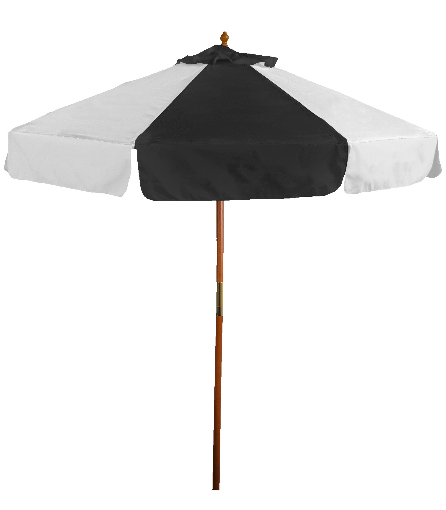 Picture of 7' Wooden Market Umbrella with Valence