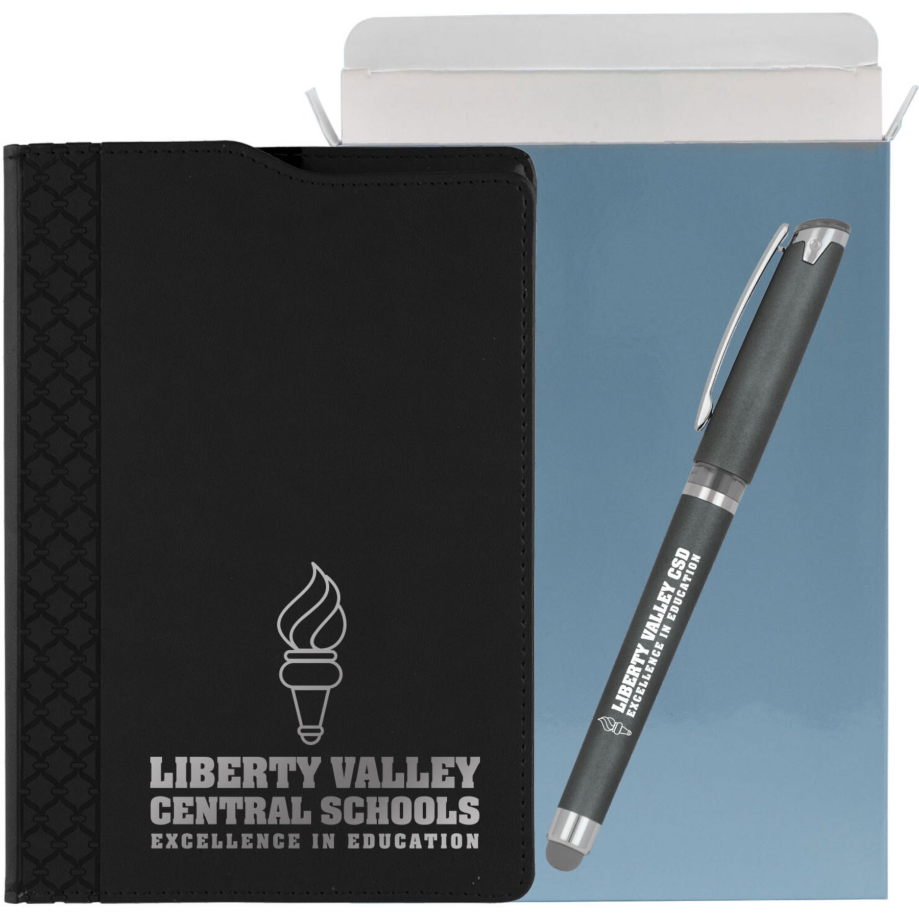 Picture of Montabella Journal And Compass Pen Gift Set