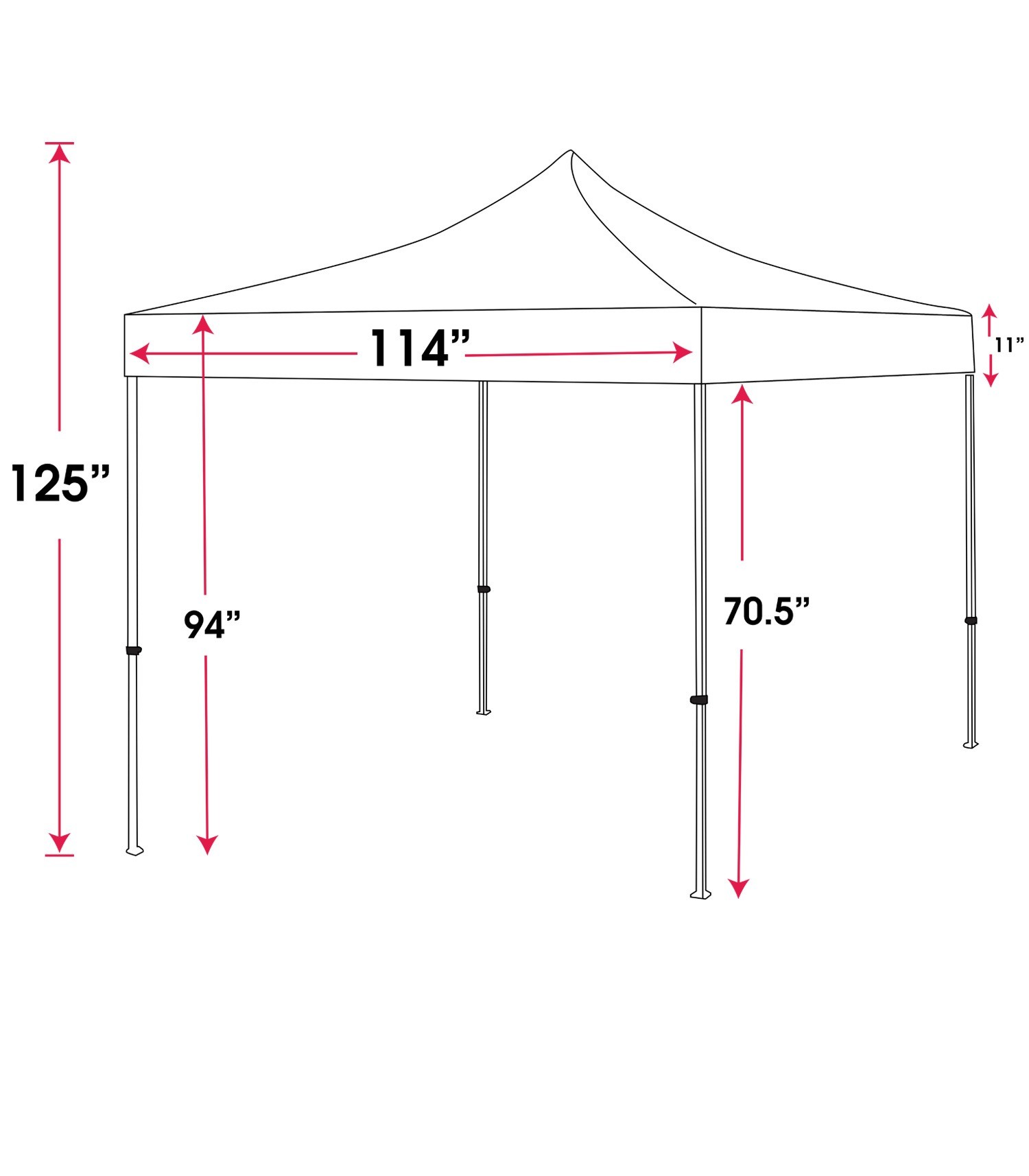 Picture of 10' Pop Up Tent (Full Color)