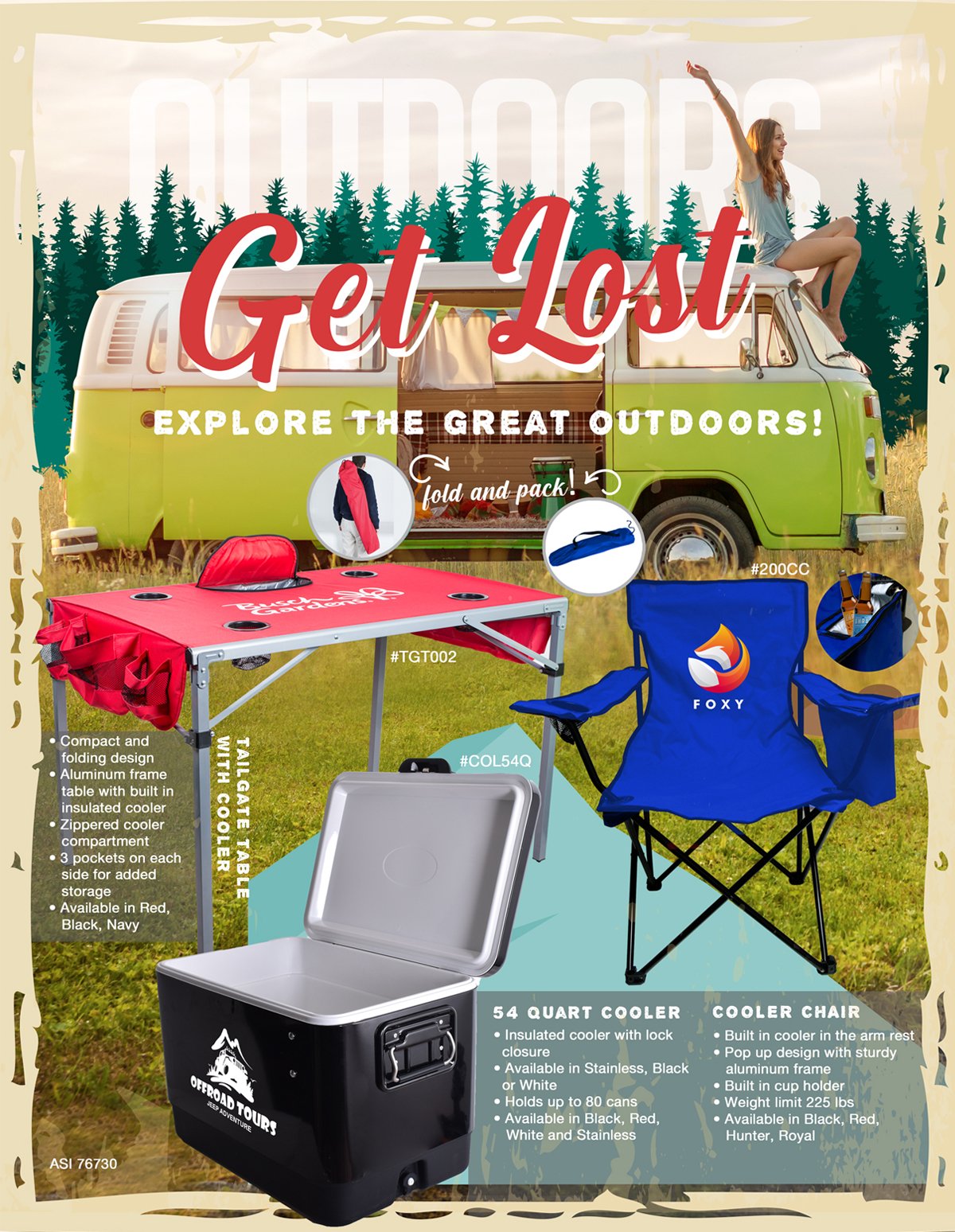 Picture of Tailgate Table with Cooler