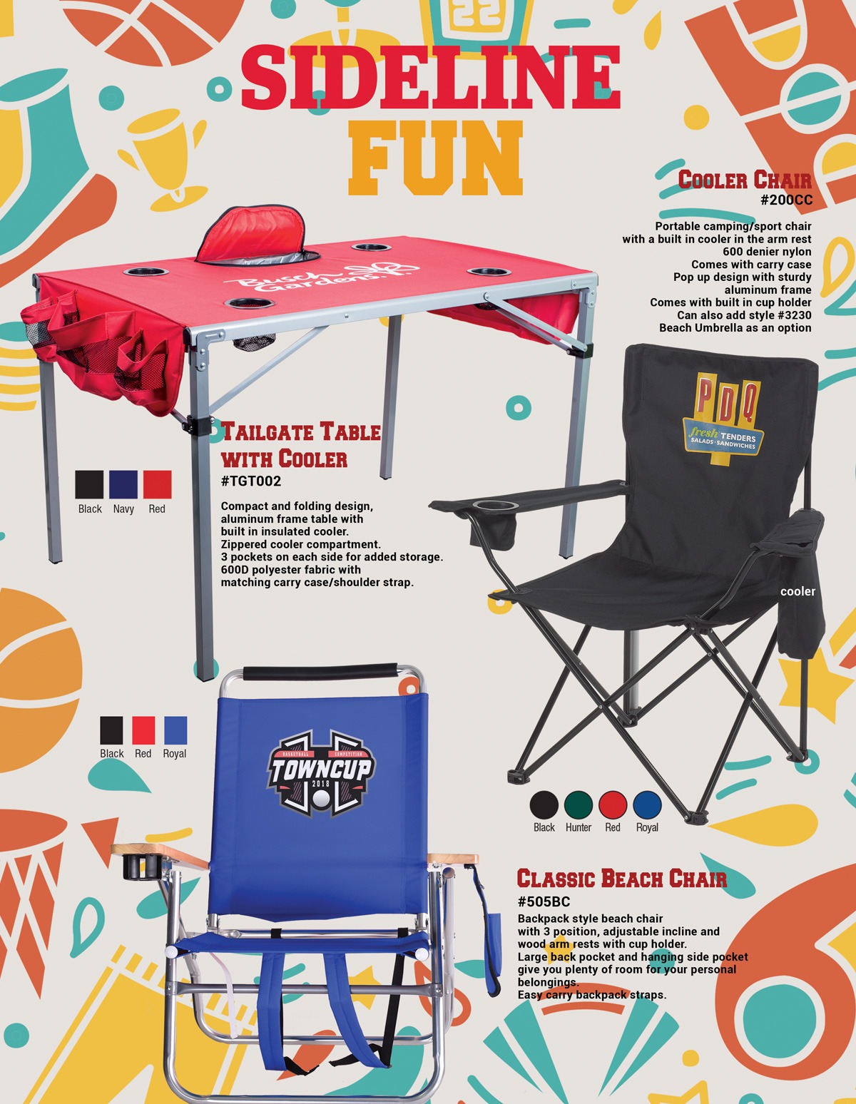 Picture of Tailgate Table with Cooler