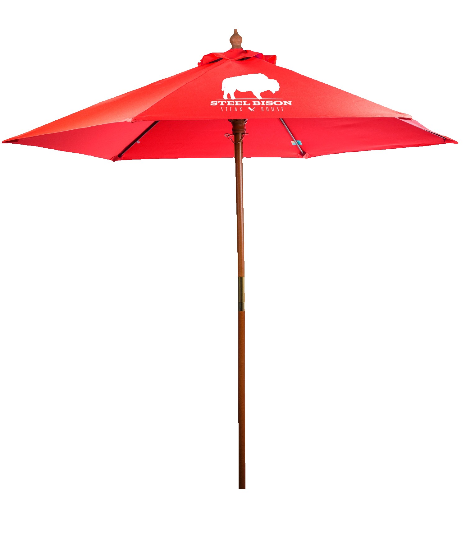 Picture of 7' Bamboo Recycled Market Umbrella