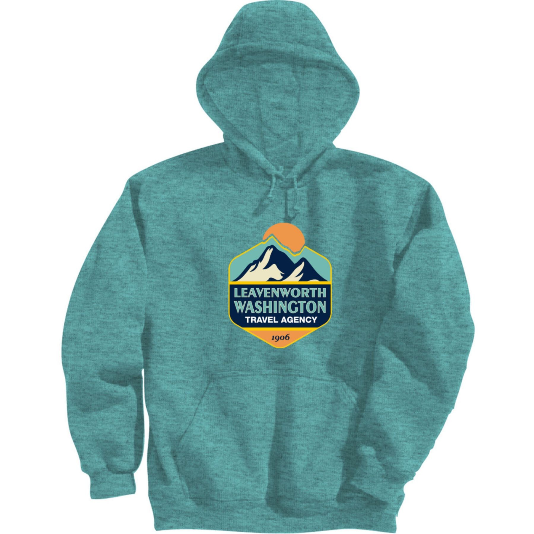 Picture of Full Color Unisex Vintage Heather Hoodie
