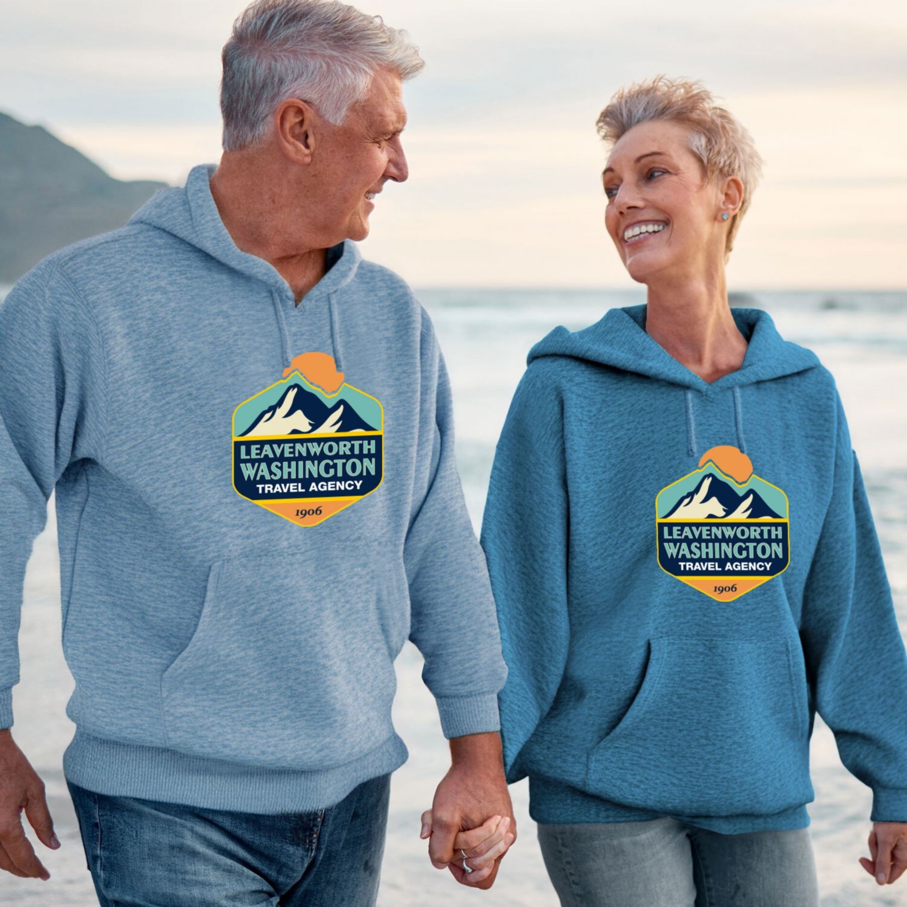 Picture of Full Color Unisex Vintage Heather Hoodie