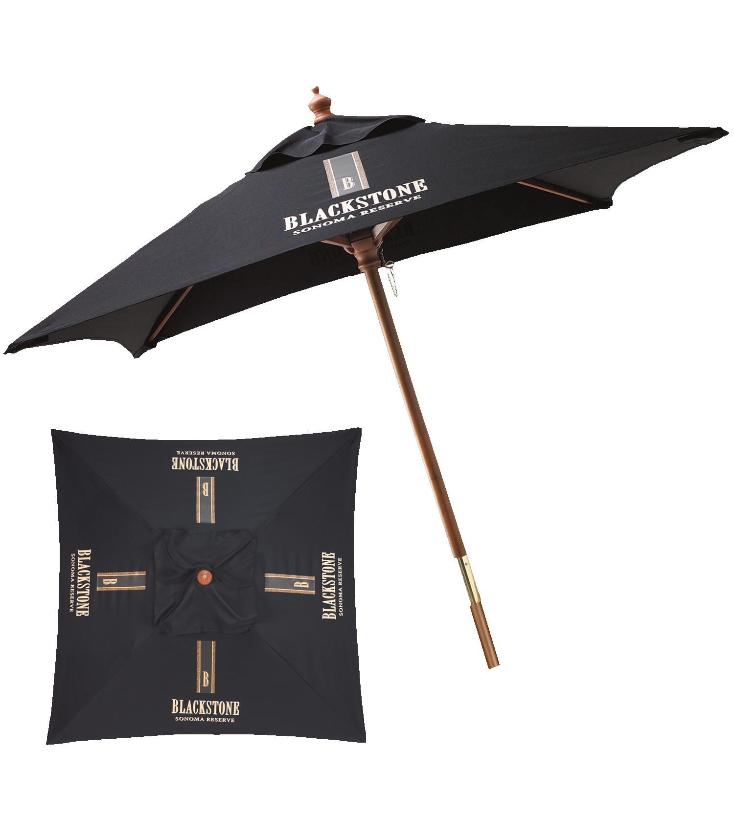 Picture of 7' Wooden Market Umbrella