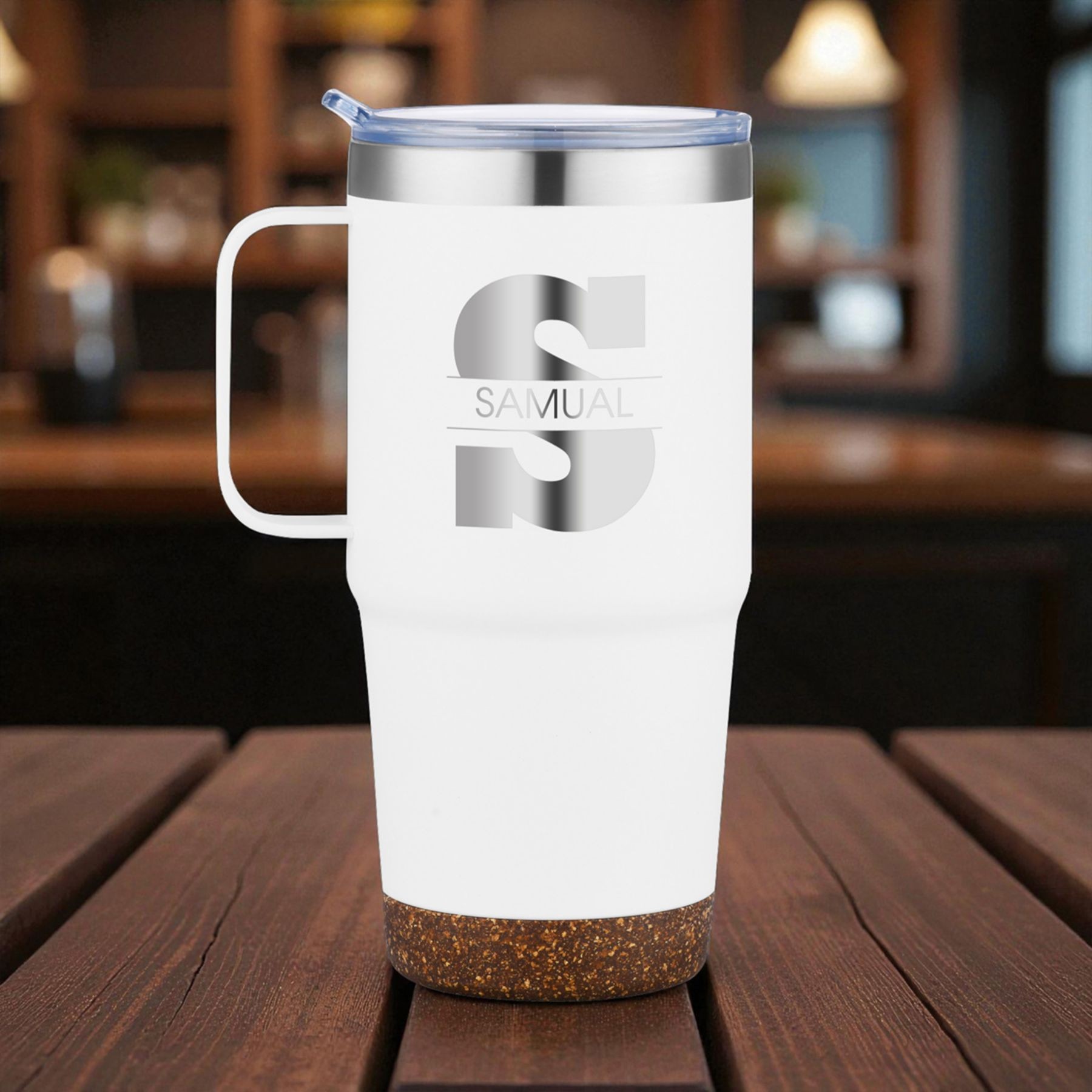 Picture of Pod Cork Bottom Stainless Mug 24 Oz
