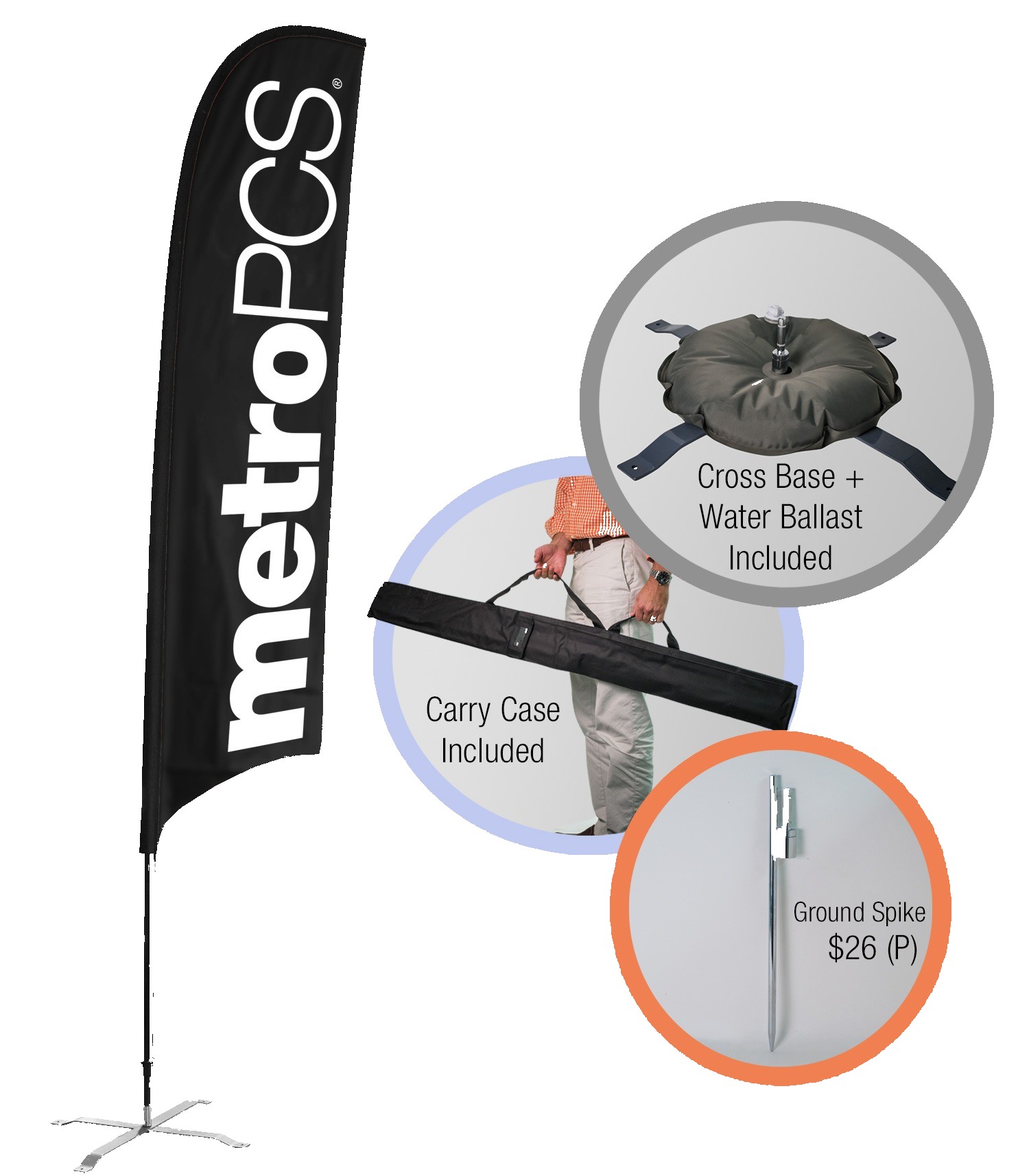 Picture of Bow Flag Banner (Single Sided)