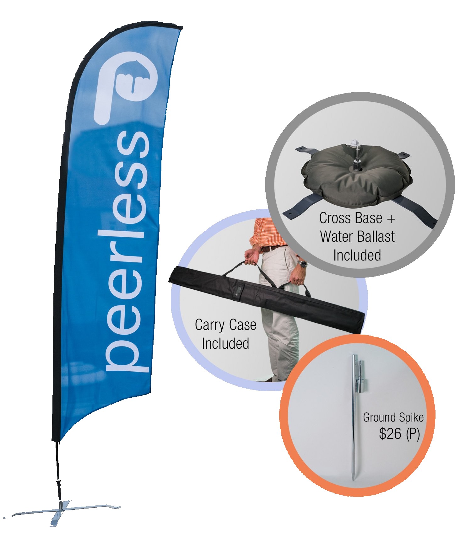 Picture of Bow Flag Banner (Double Sided)