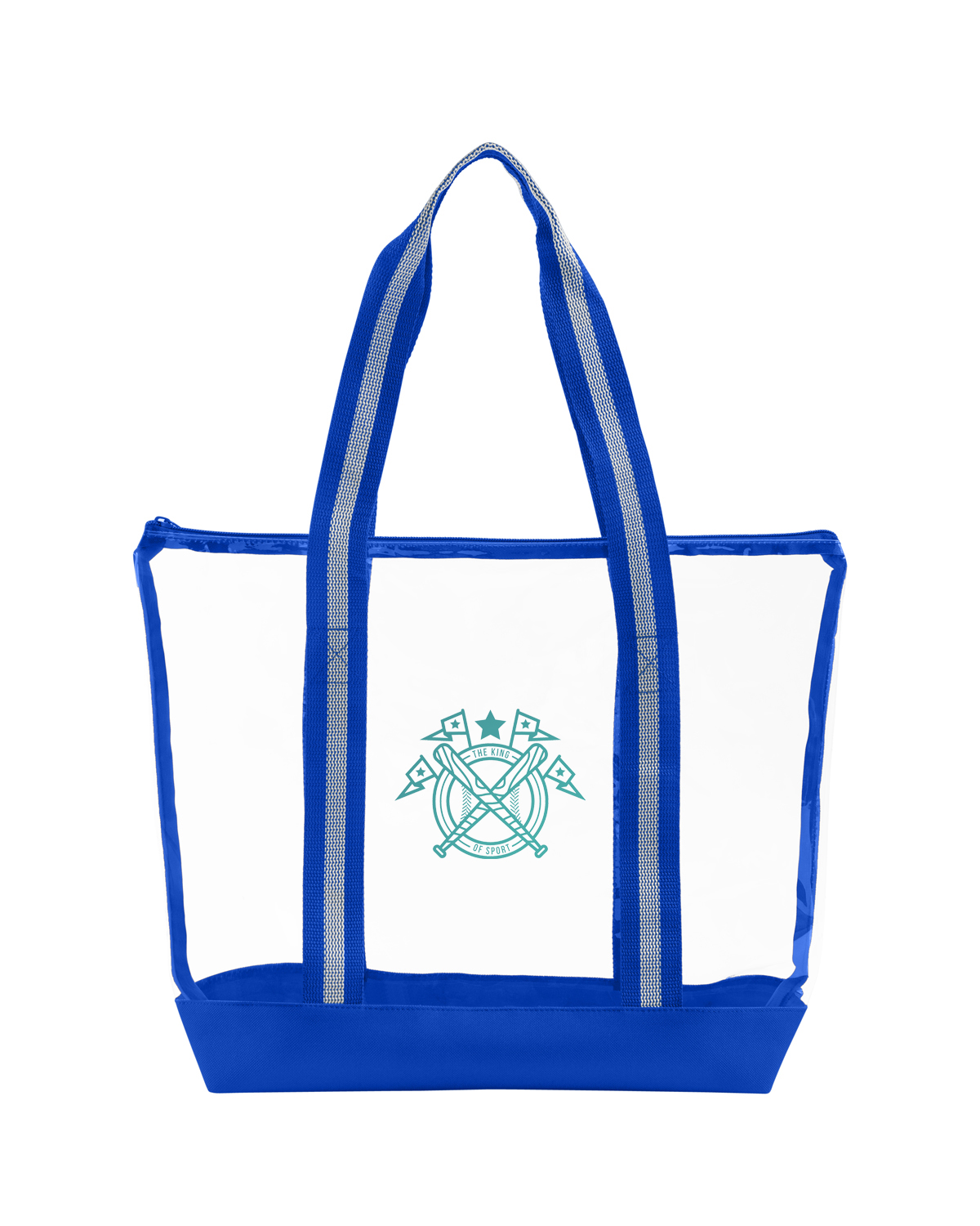 Picture of All Access Clear Tote Bag with Zipper.