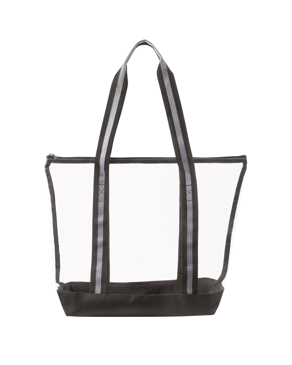 Picture of All Access Clear Tote Bag with Zipper.