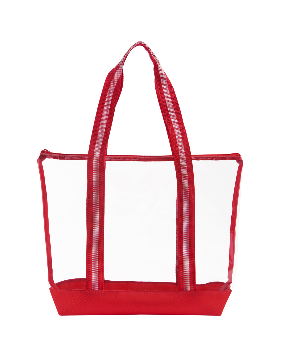 Picture of All Access Clear Tote Bag with Zipper.