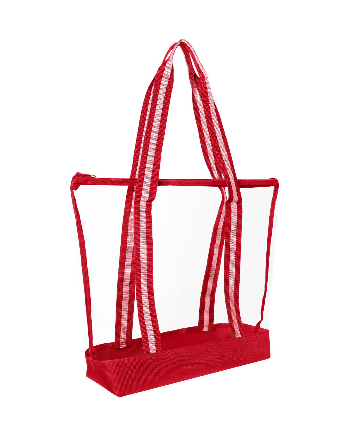 Picture of All Access Clear Tote Bag with Zipper.