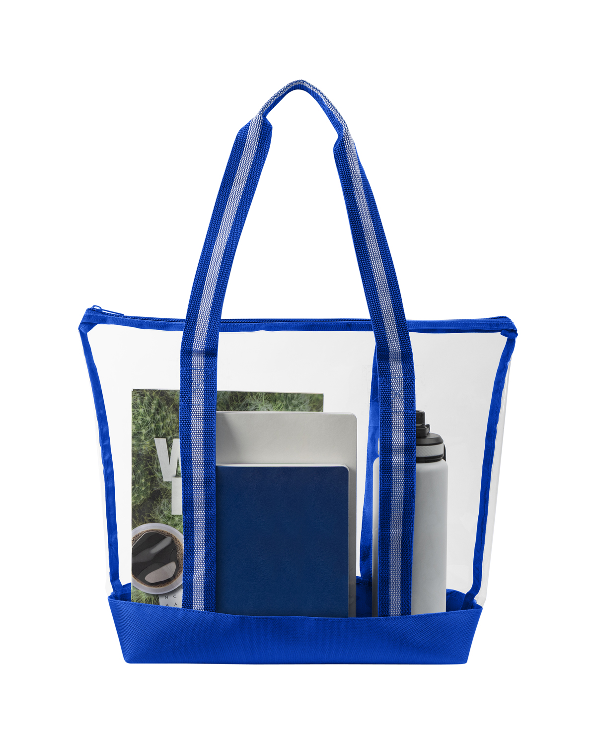 Picture of All Access Clear Tote Bag with Zipper.