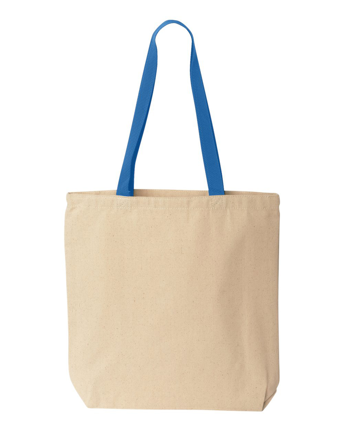 Picture of Natural Tote with Contrast-Color Handles.