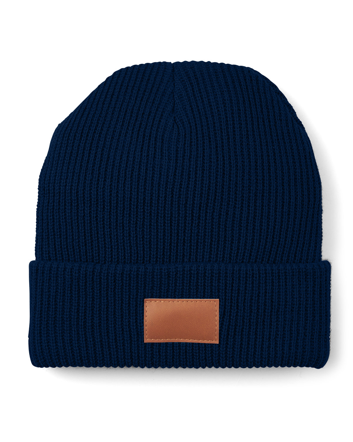 Picture of Cuffed Rib Knit Beanie.