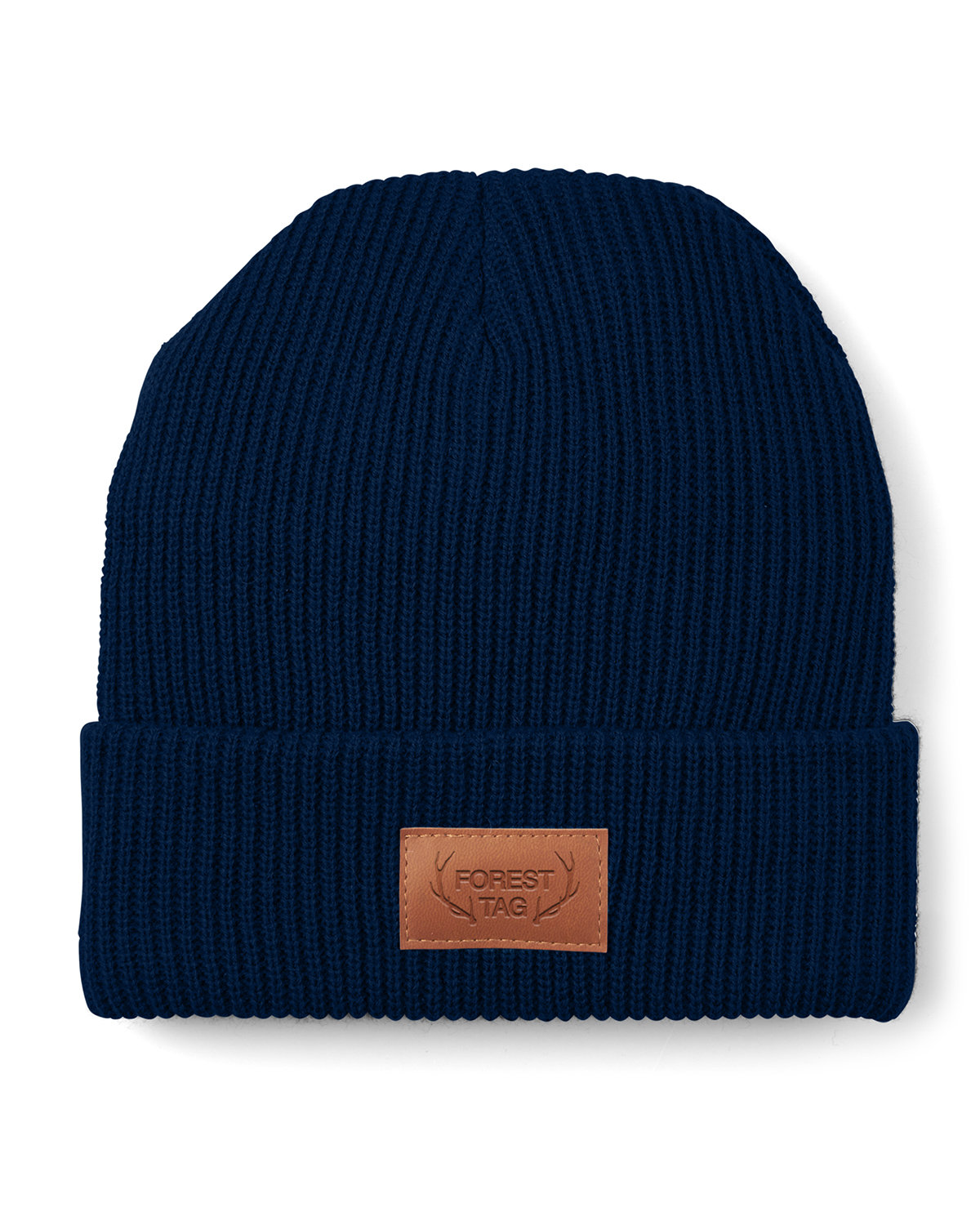 Picture of Cuffed Rib Knit Beanie.