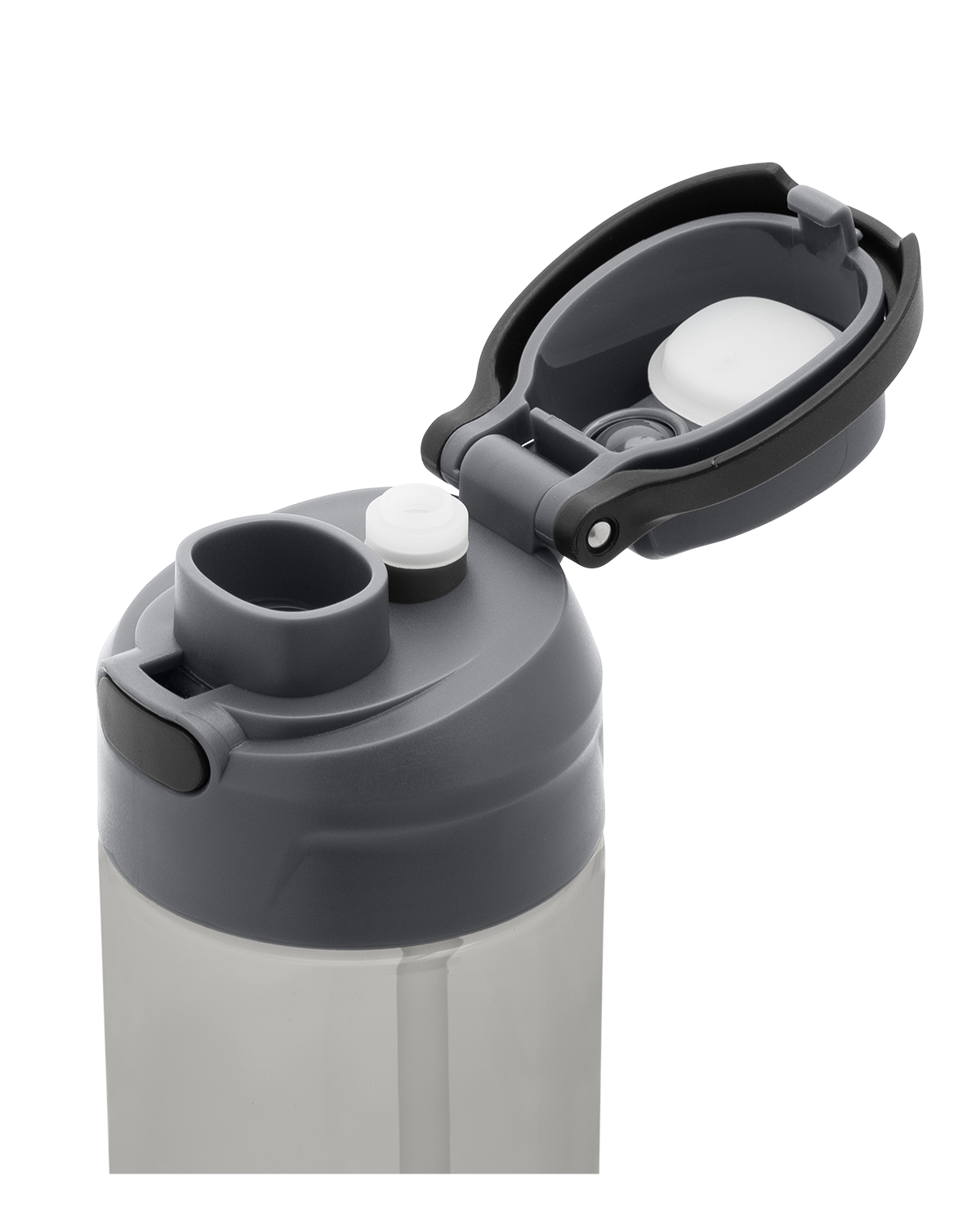 Picture of 28 oz. Iris Recycled PET Flip Straw Bottle.