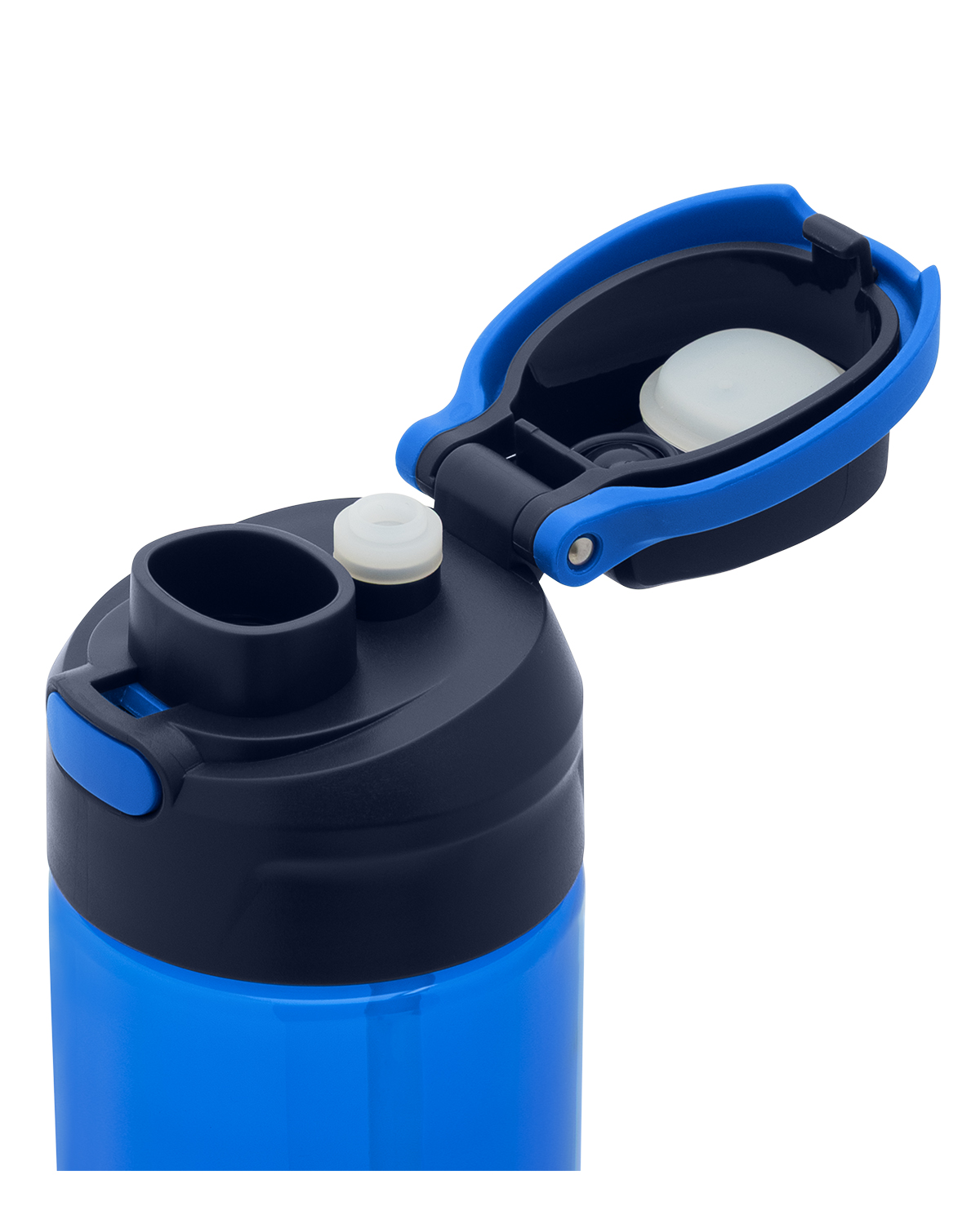 Picture of 28 oz. Iris Recycled PET Flip Straw Bottle.