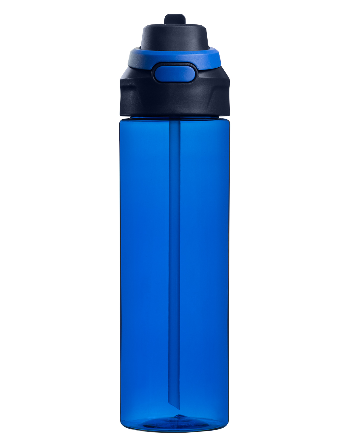 Picture of 28 oz. Iris Recycled PET Flip Straw Bottle.