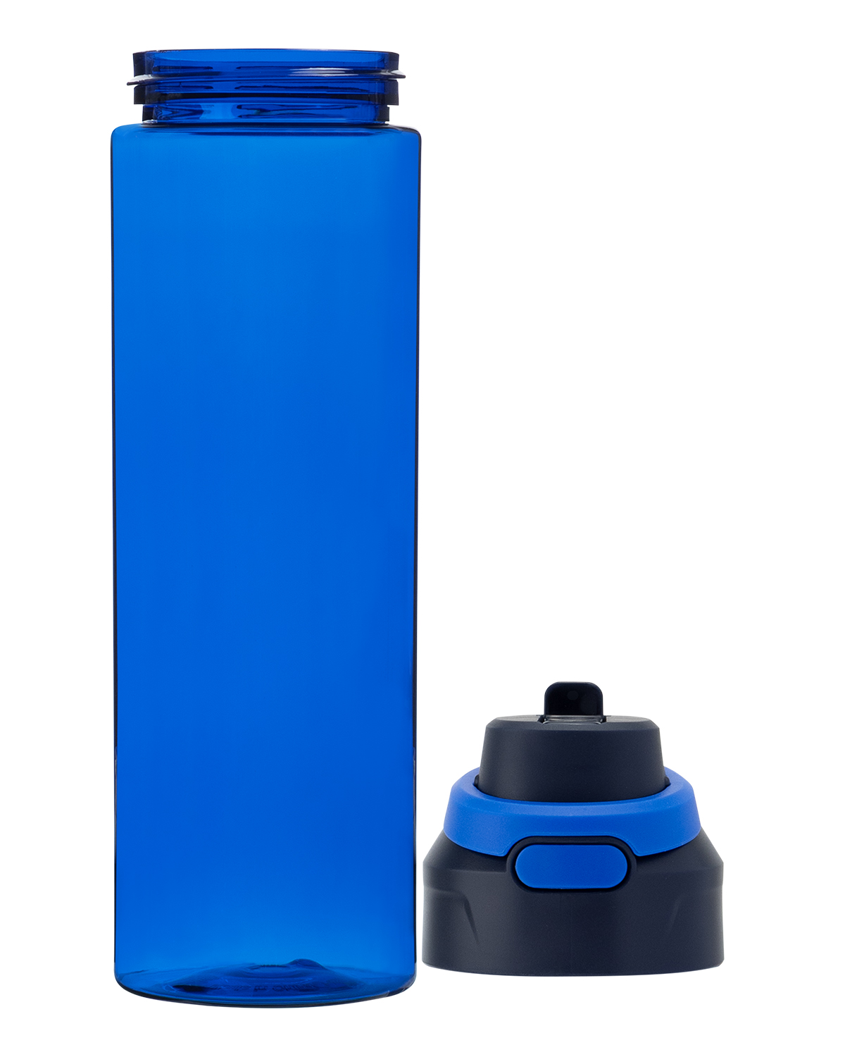 Picture of 28 oz. Iris Recycled PET Flip Straw Bottle.