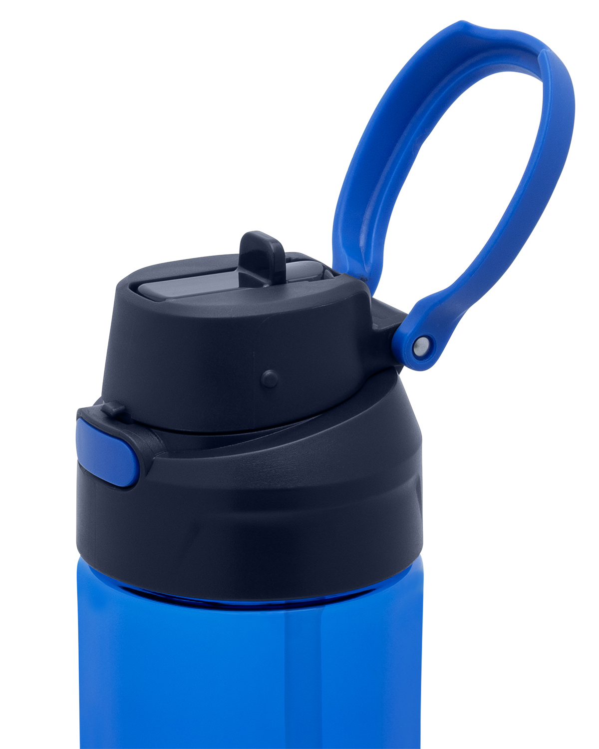 Picture of 28 oz. Iris Recycled PET Flip Straw Bottle.