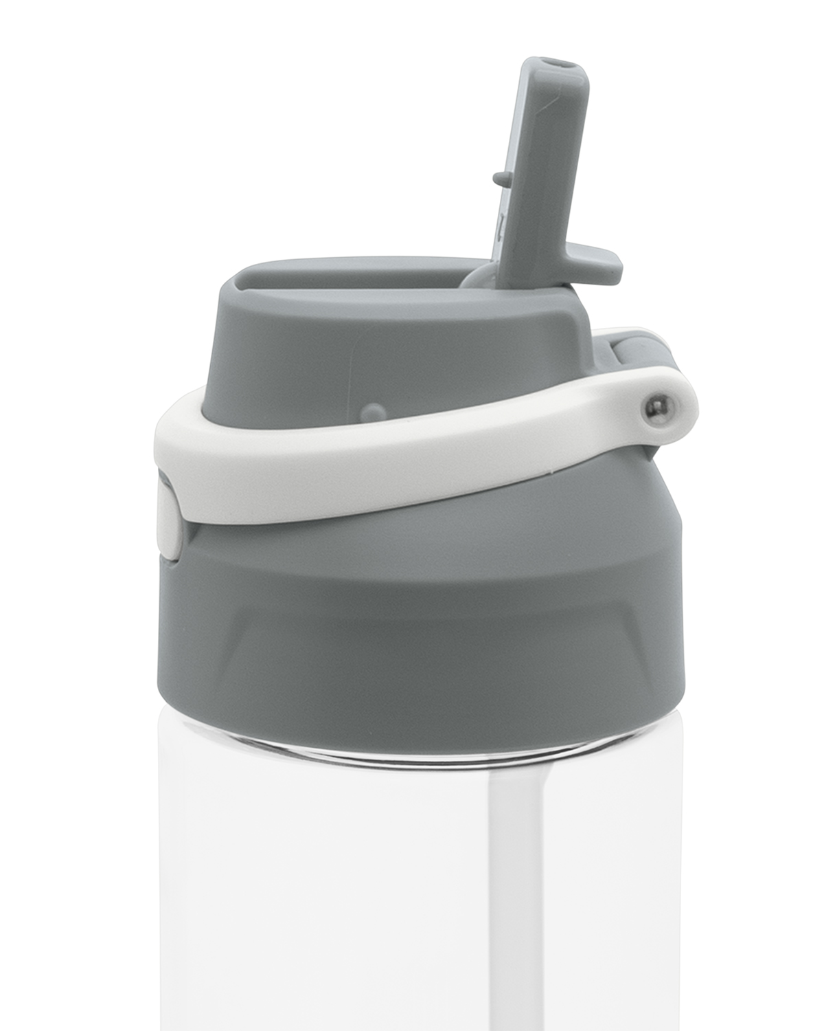 Picture of 28 oz. Iris Recycled PET Flip Straw Bottle.