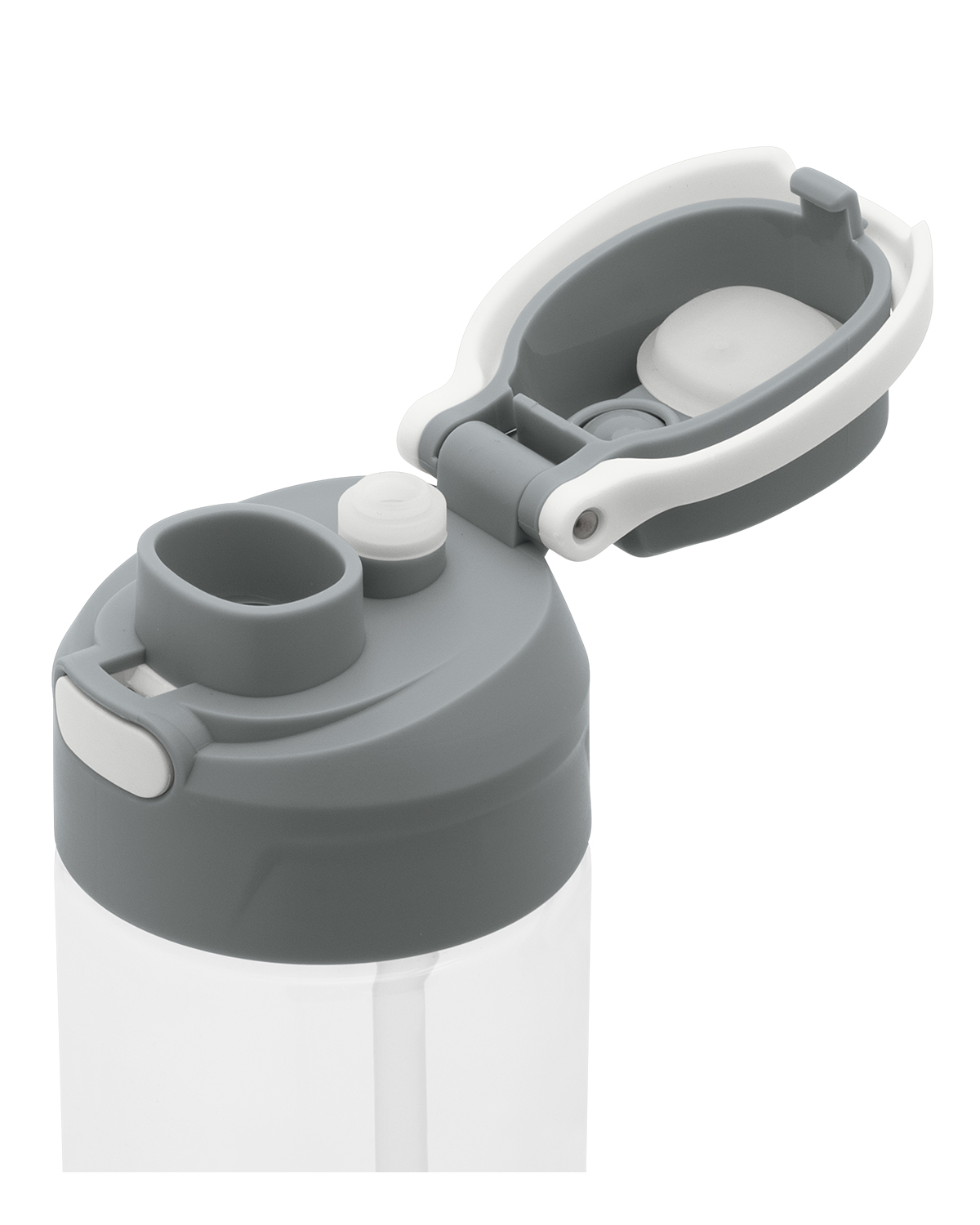 Picture of 28 oz. Iris Recycled PET Flip Straw Bottle.